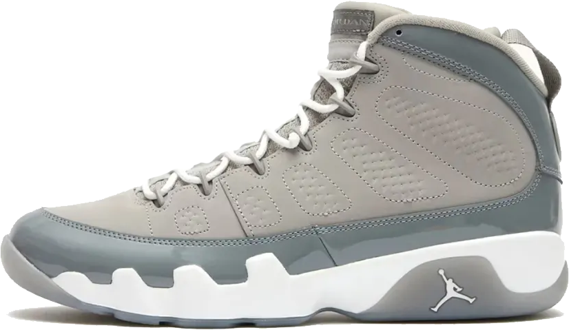 Multi-colored Sneaker Shirts and Hoodies designed by Sneaker Shirts Outlet® to match the AJ 9 Retro Cool Grey