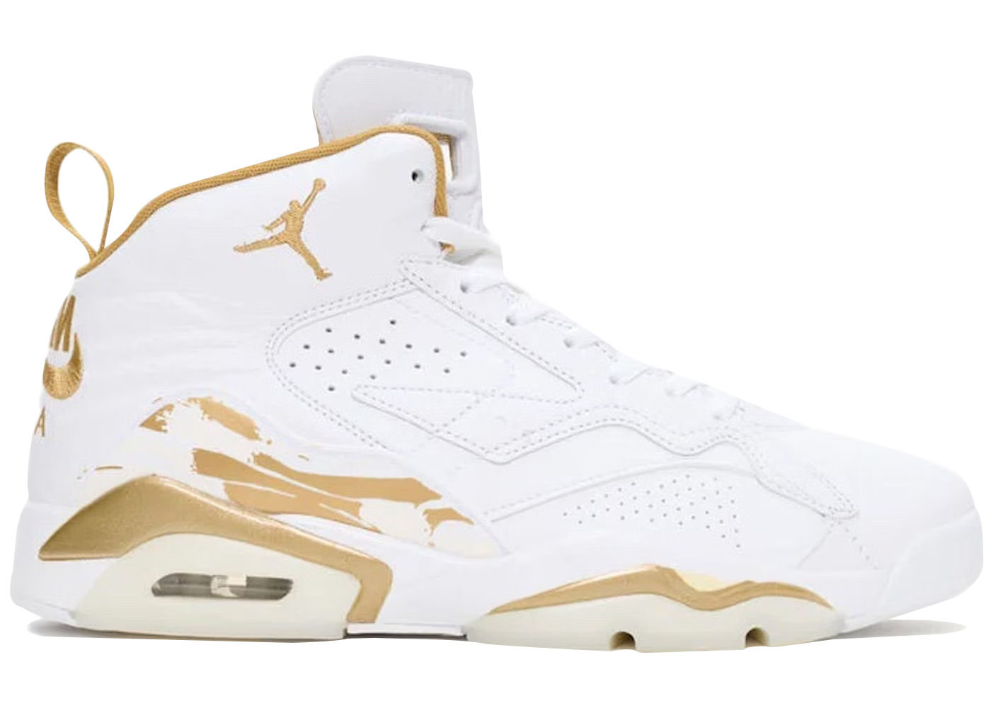MVP White Metallic Gold