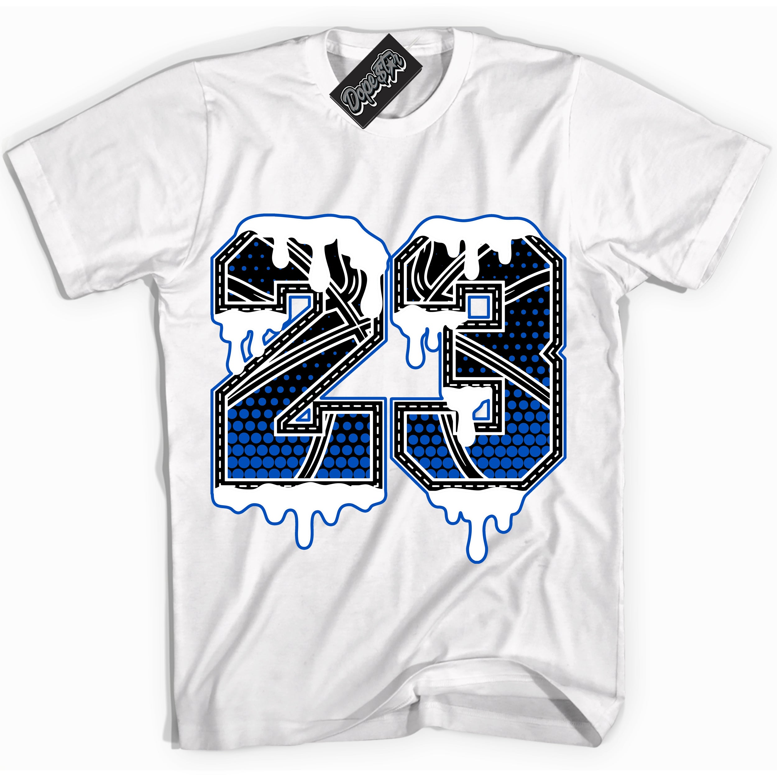 Dunk Low Astronomy Blue '23 Ball' Shirt – White Streetwear T-Shirt | Sneaker Matching Tee for Dunk Low Astronomy Blue | Men's & Women's Streetwear Outfit by Sneaker Shirts Outlet.