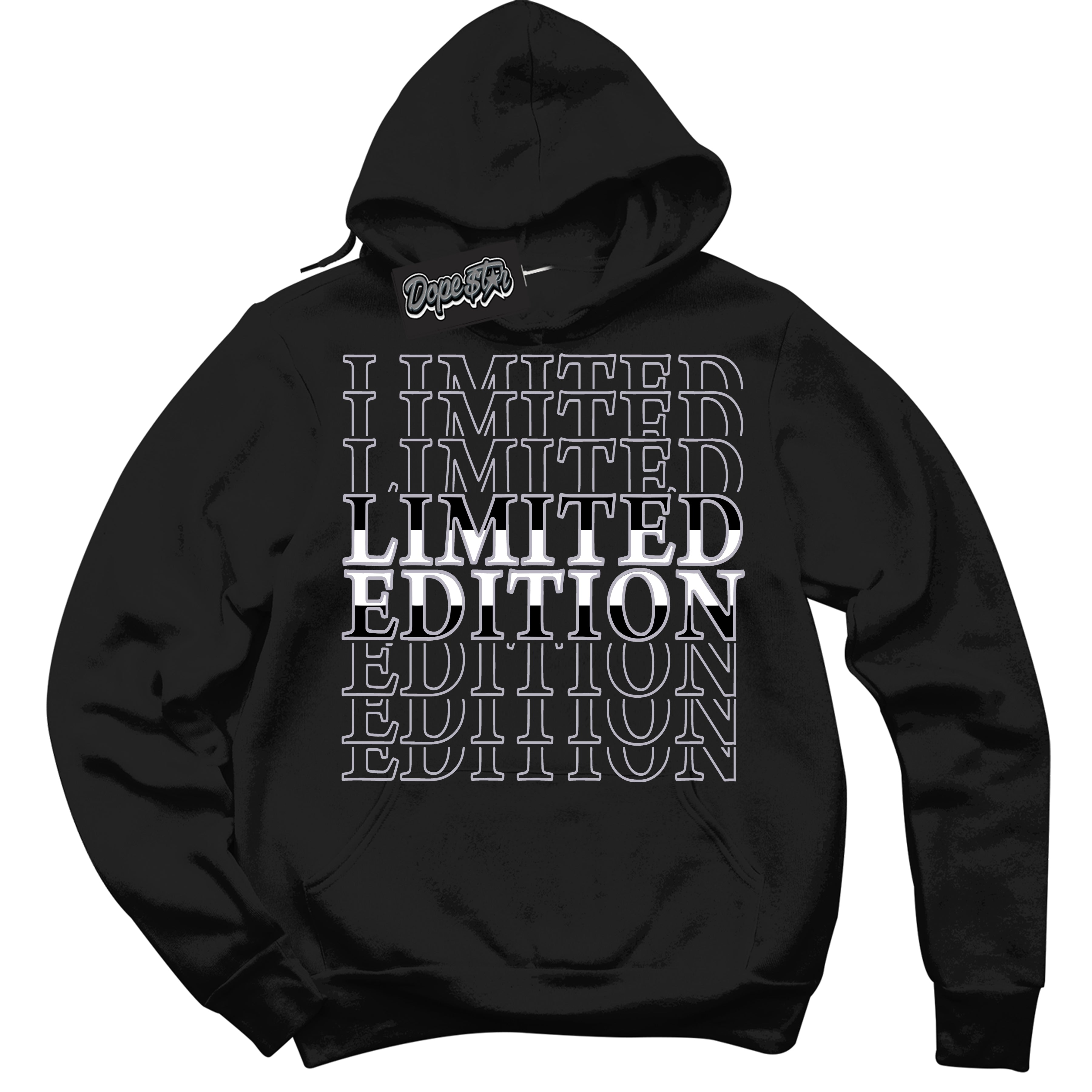 Cool Black Hoodie with “ Limited Edition ” design that Perfectly Matches OG Barons 1s Jordans.