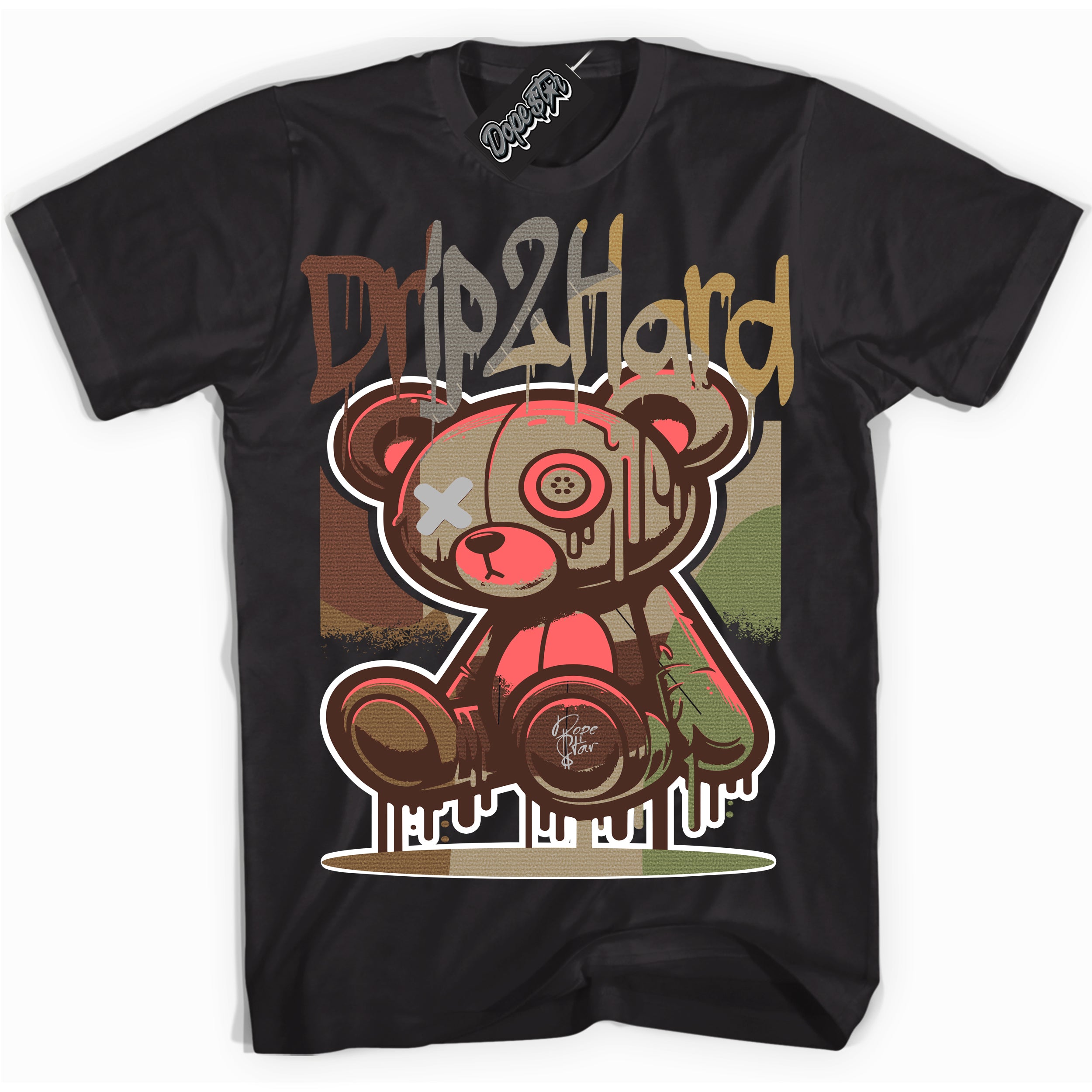Cool Black graphic tee with “ Drip 2 Hard ” design, that perfectly matches Zion Williamson Voodoo 1s
