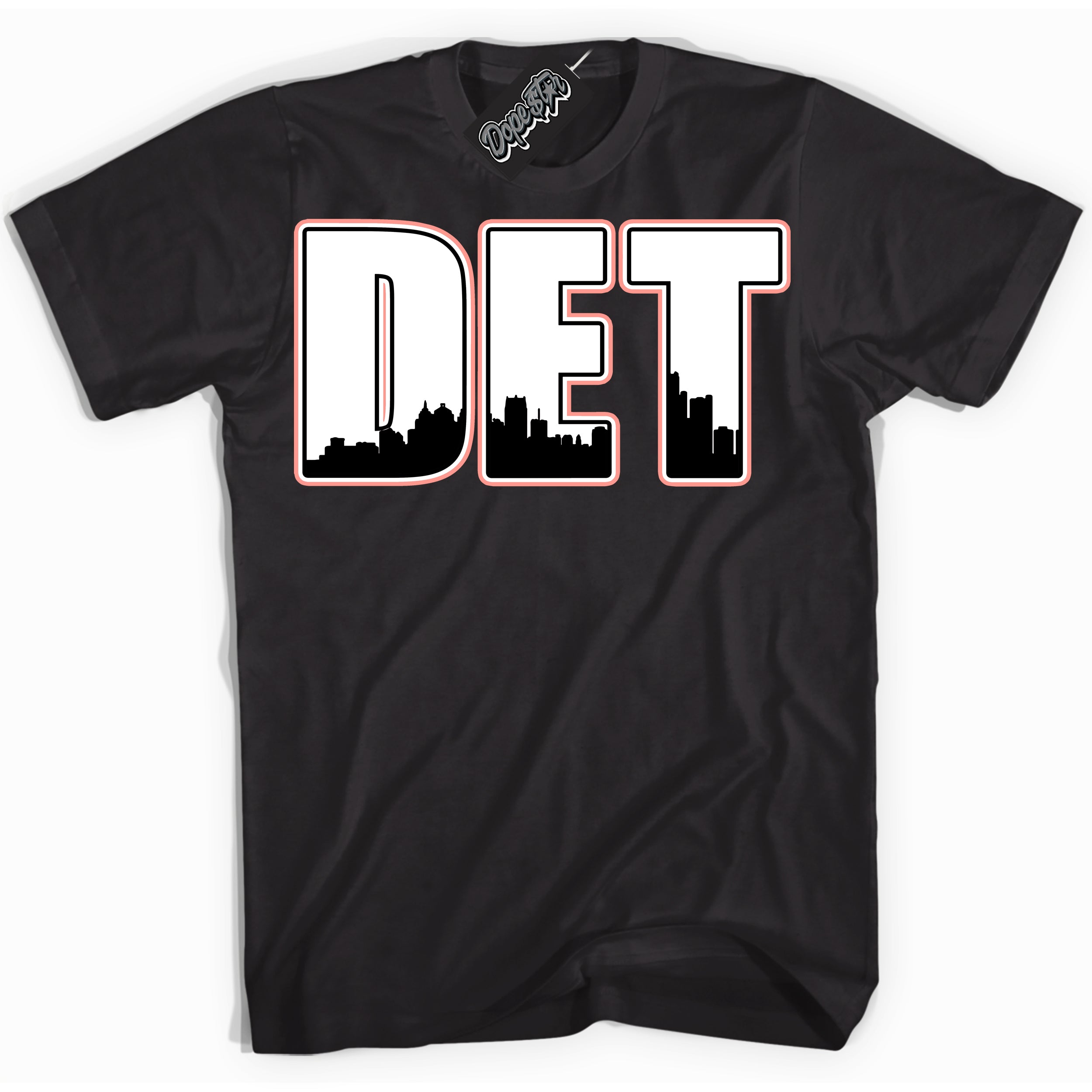 Cool Black Shirt with “Detroit” design that perfectly matches the Paris Saint-Germain 1s Jordans.