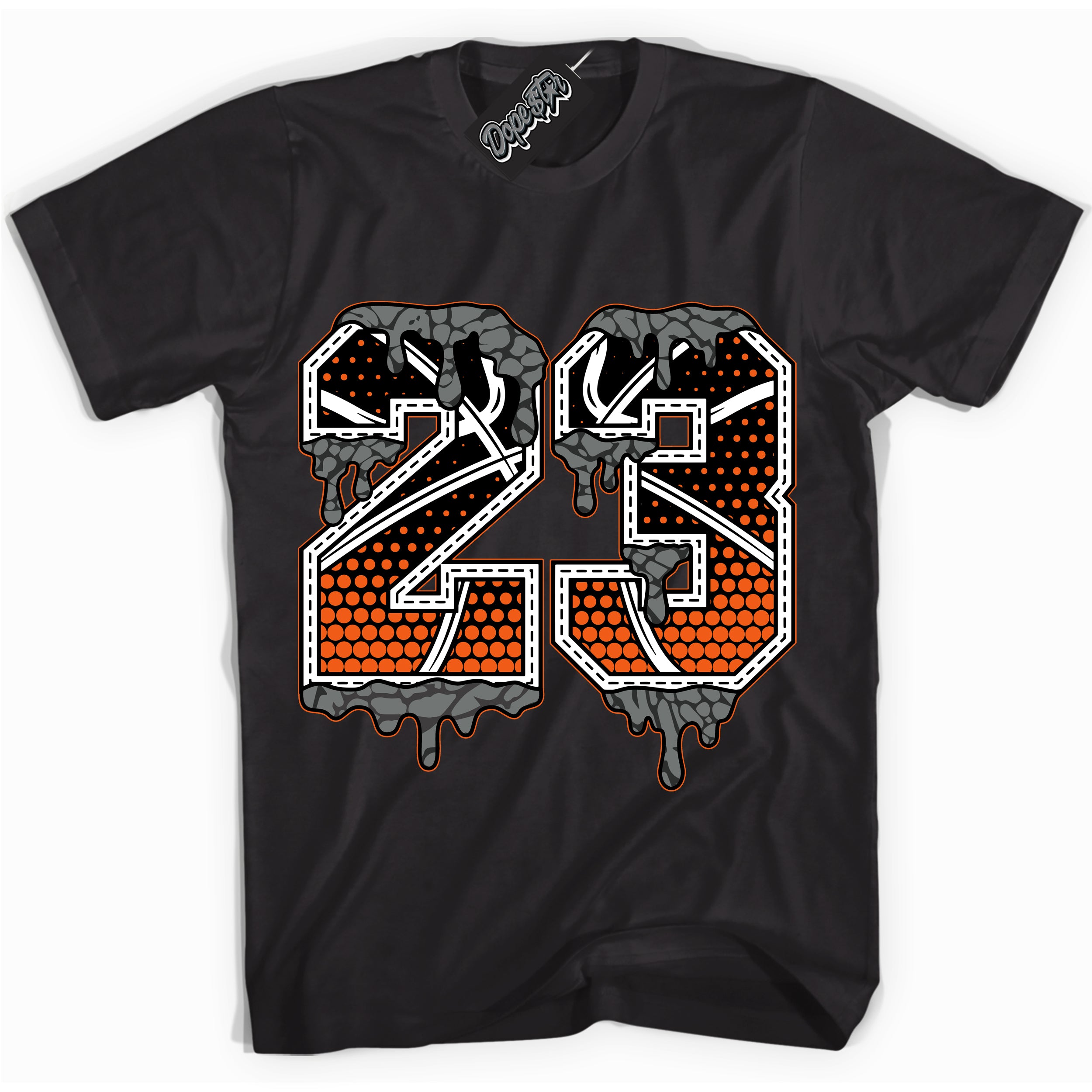 Cool Black graphic tee with “ 23 Ball ” design, that perfectly matches Fear Pack 3s sneakers