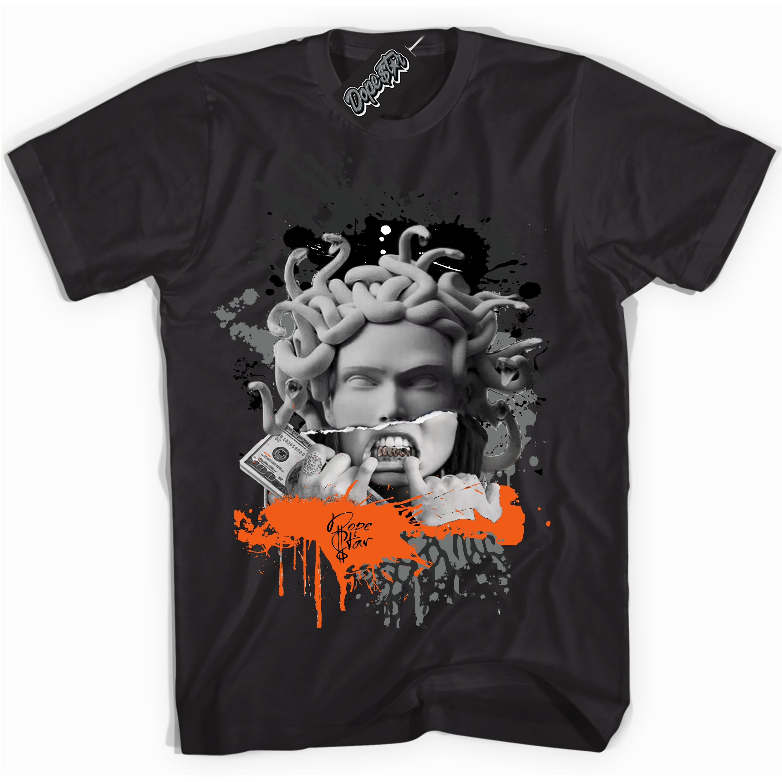 Cool Black graphic tee with “ Medusa ” design, that perfectly matches Fear Pack 3s sneakers