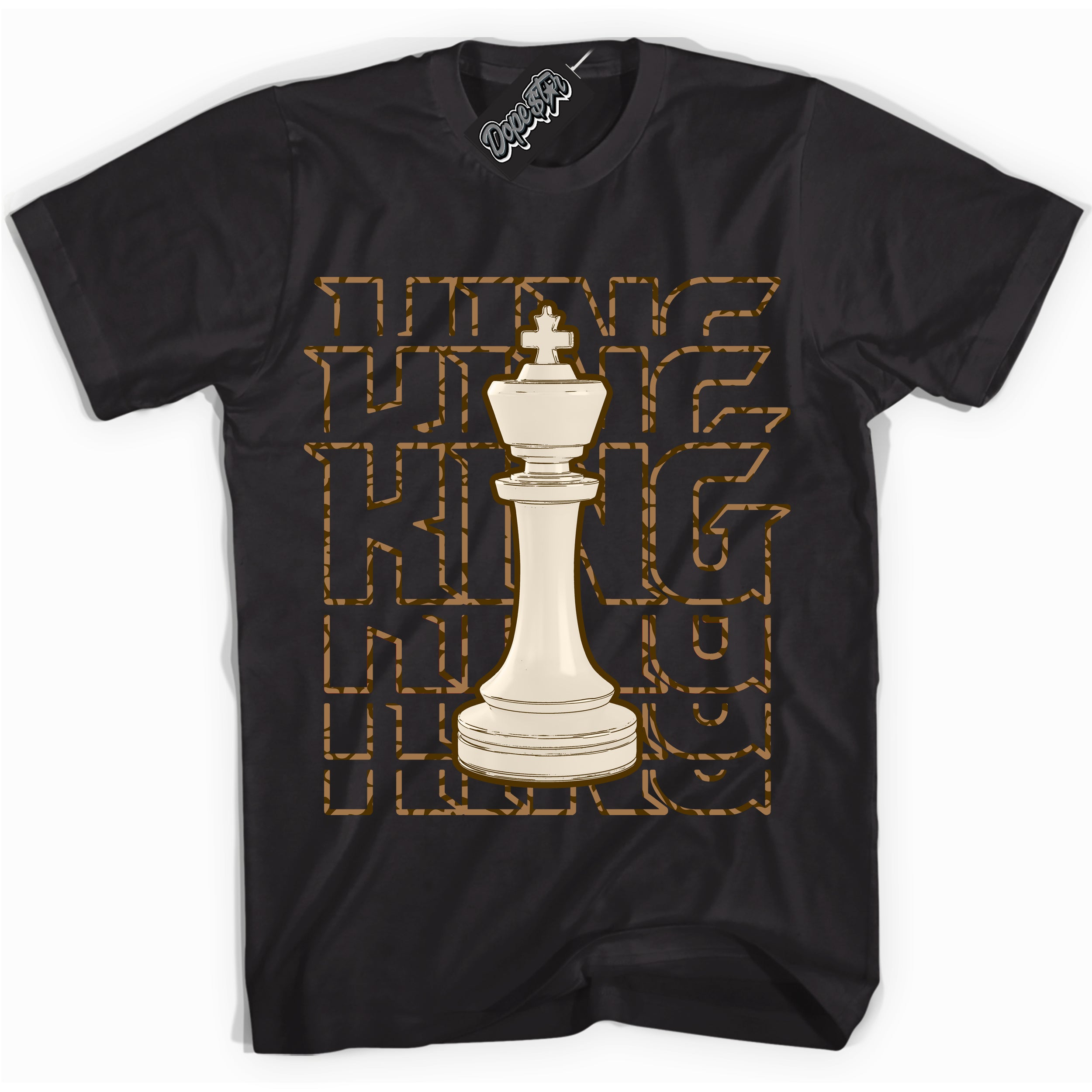 Cool Black graphic tee with “ King Chess ” design, that perfectly matches Palomino 3s sneakers