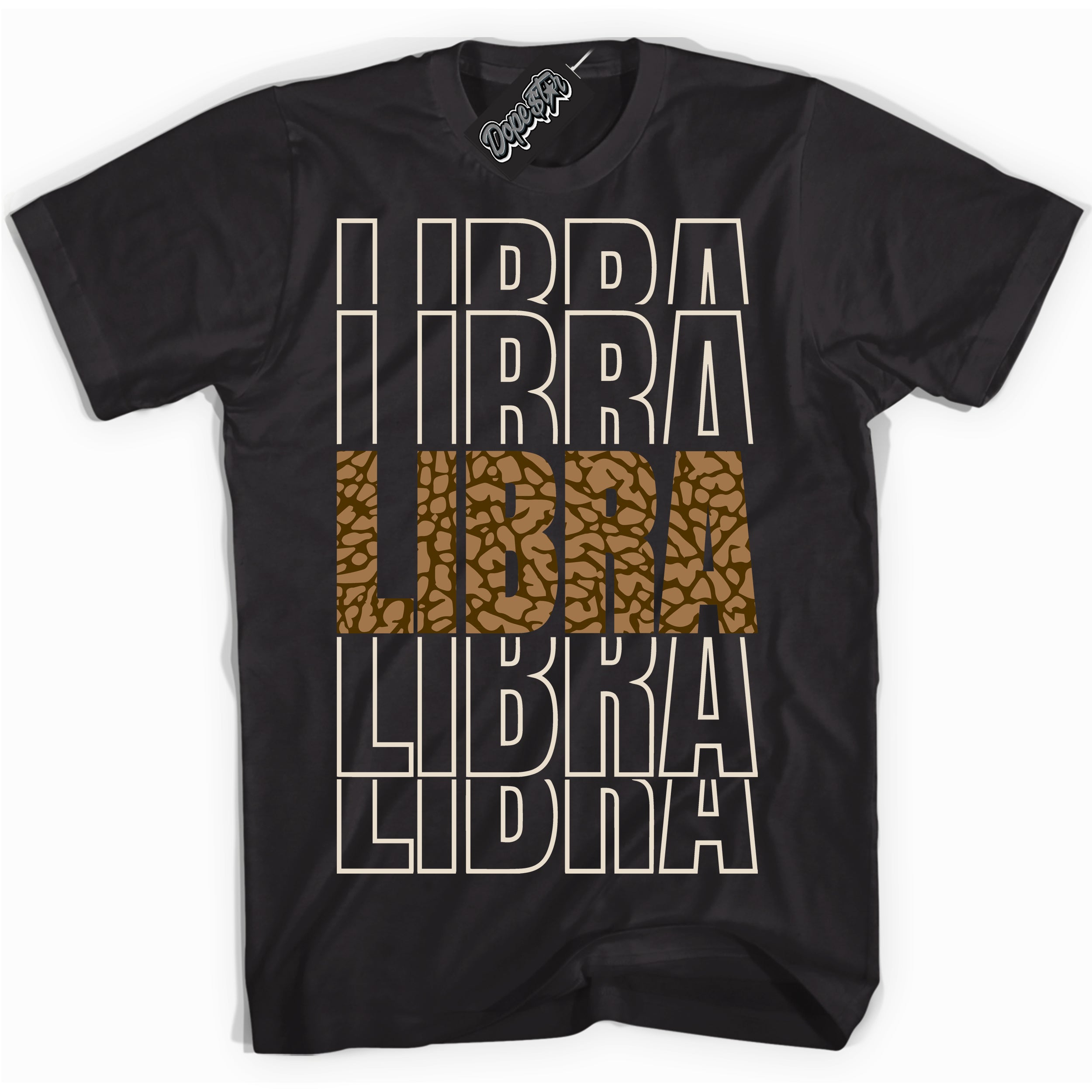 Cool Black graphic tee with “ Libra ” design, that perfectly matches Palomino 3s sneakers