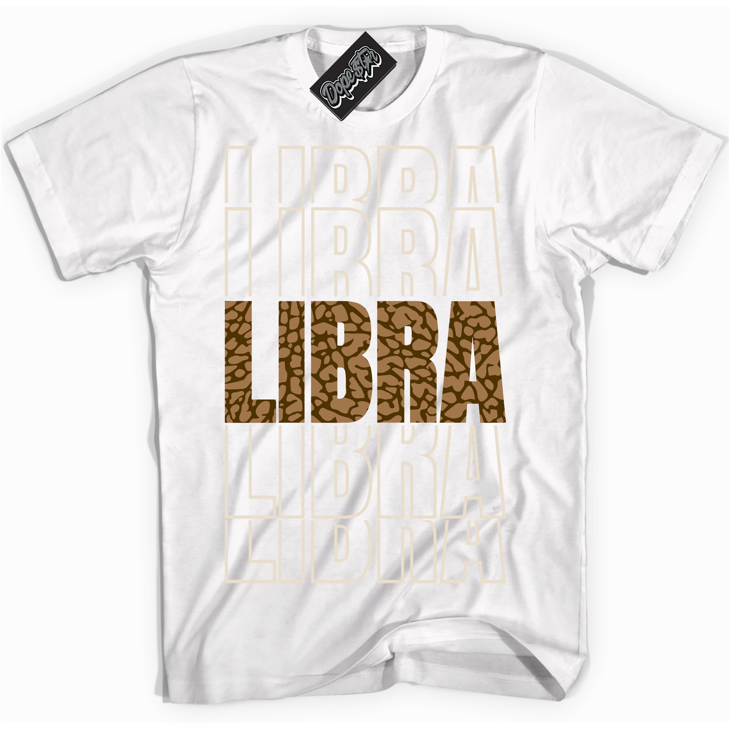Cool White graphic tee with “ Libra ” design, that perfectly matches Palomino 3s sneakers