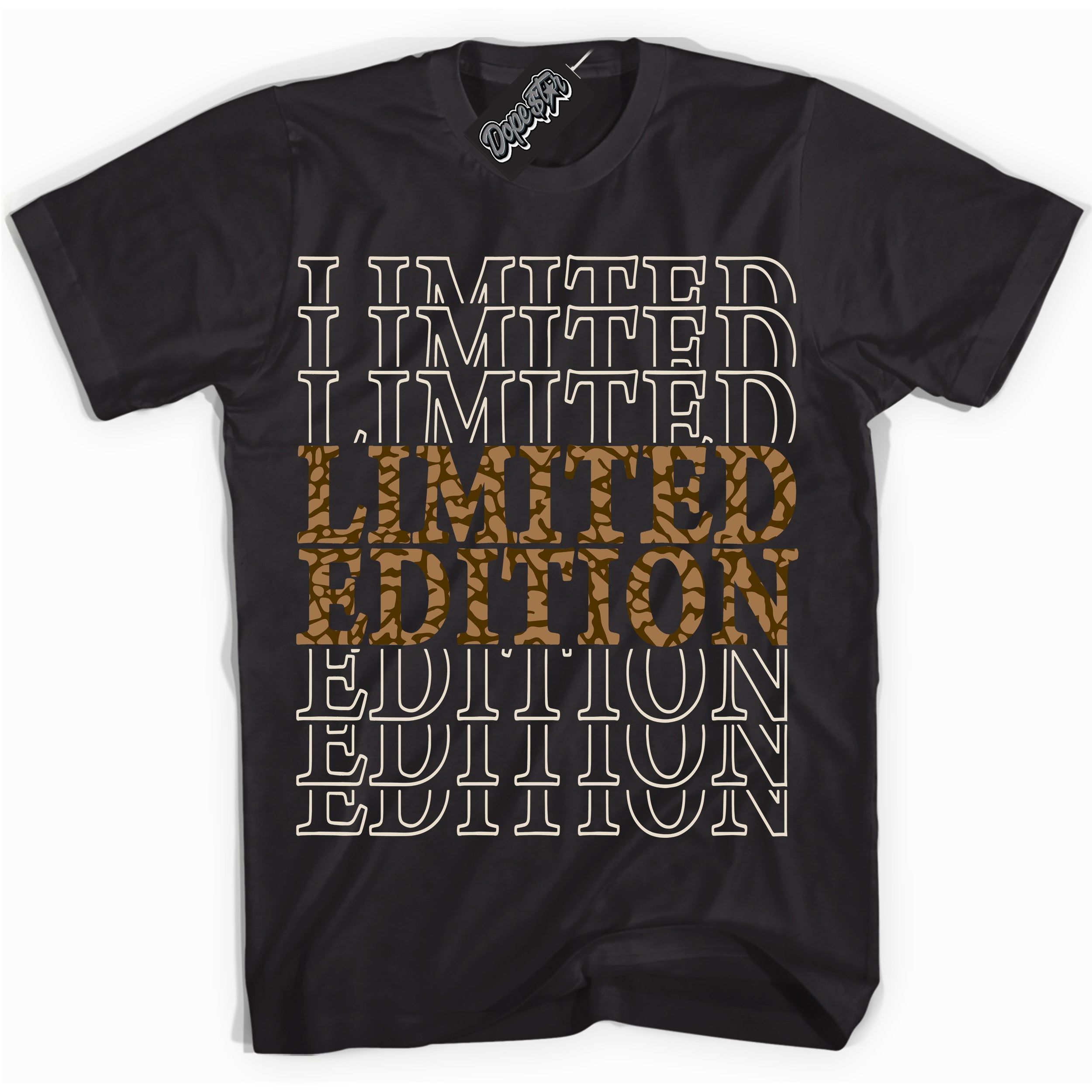 Cool Black graphic tee with “ Limited Edition ” design, that perfectly matches Palomino 3s sneakers