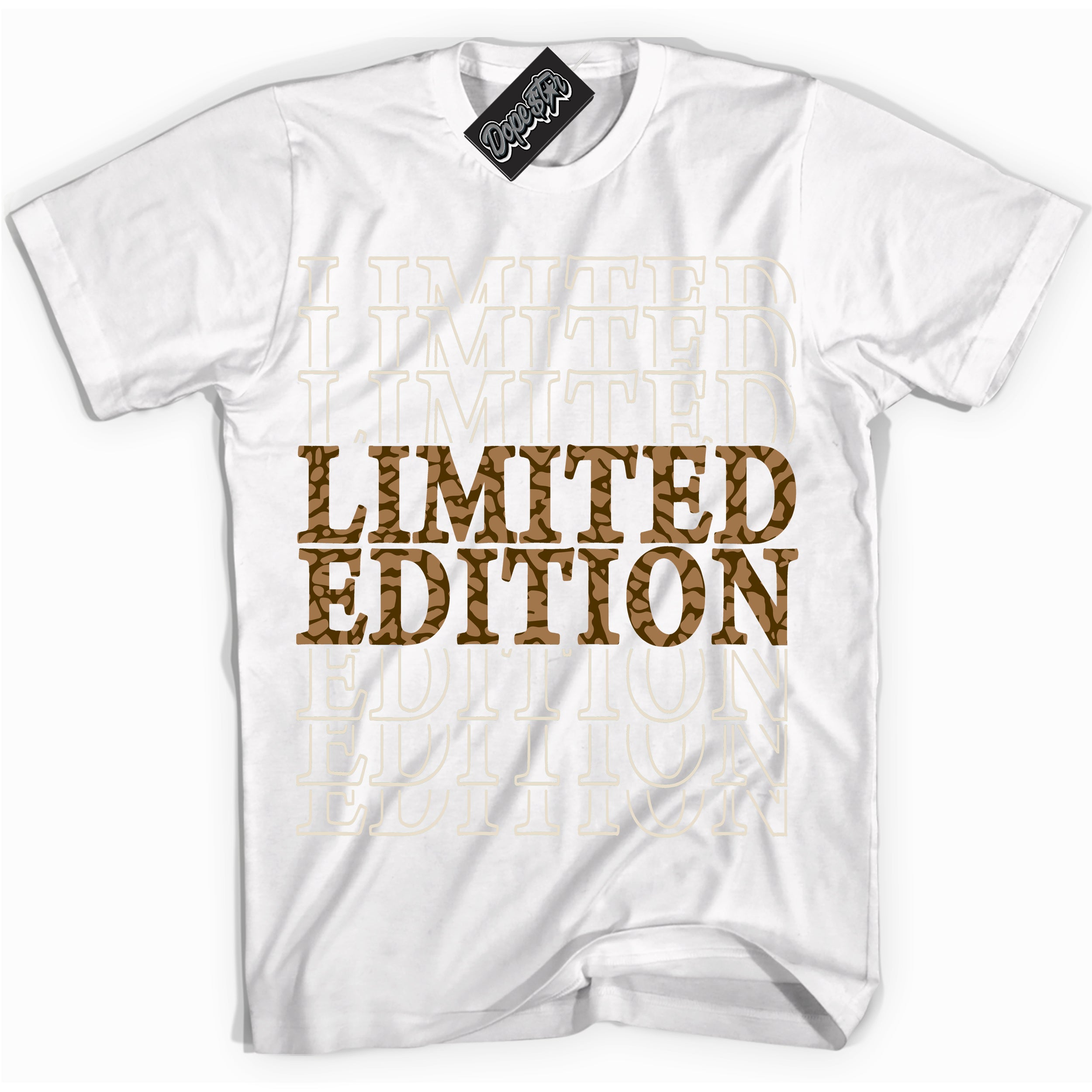 Cool White graphic tee with “ Limited Edition ” design, that perfectly matches Palomino 3s sneakers