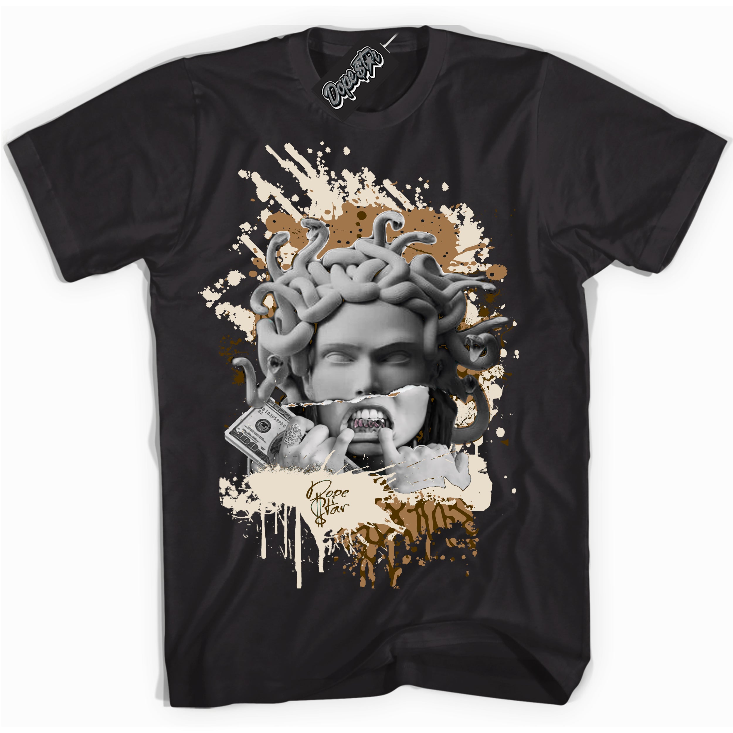 Cool Black graphic tee with “ Medusa ” design, that perfectly matches Palomino 3s sneakers