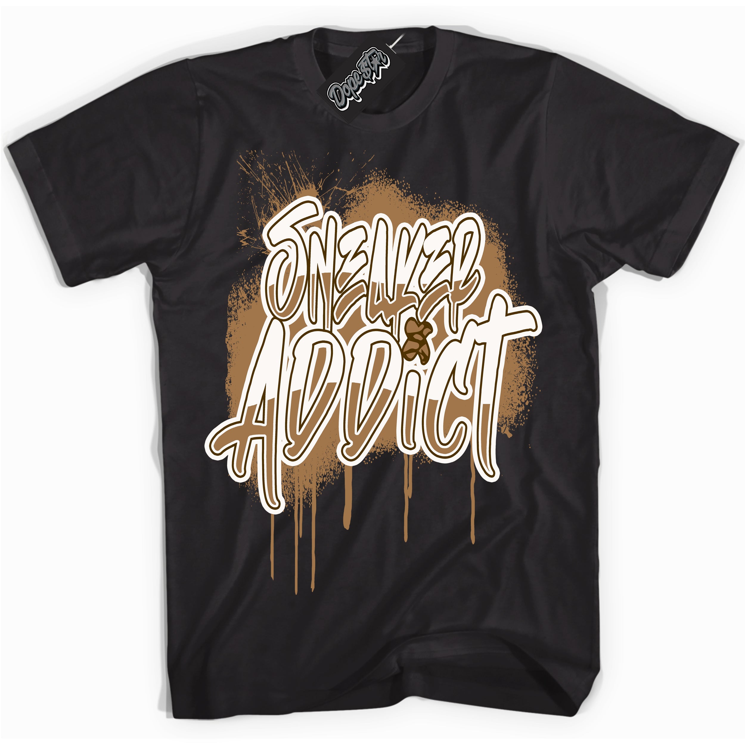 Cool Black graphic tee with “ Sneaker Addict ” design, that perfectly matches Palomino 3s sneakers