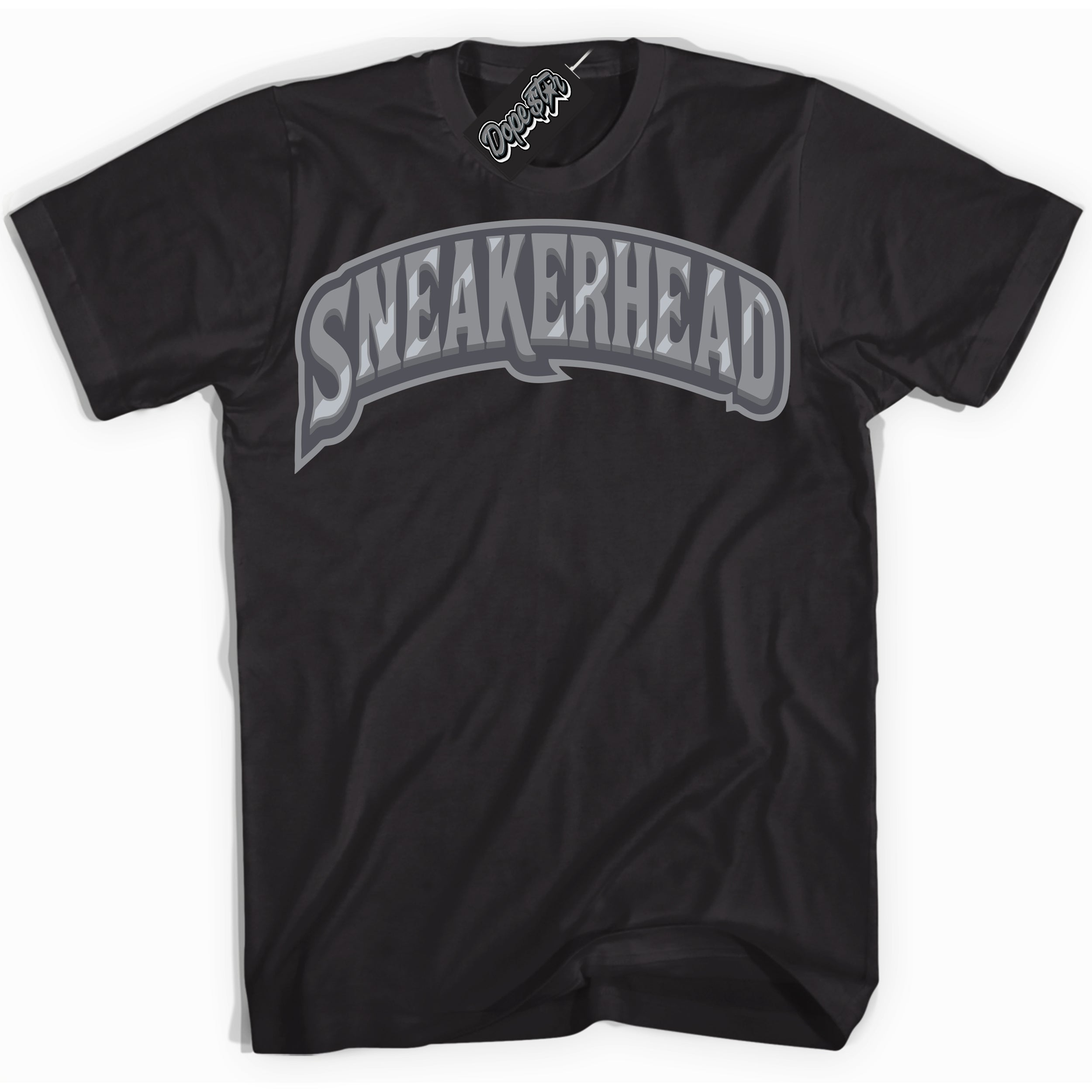 Cool Black Shirt with “ Sneakerhead ” design that perfectly matches Paris Olympics Wet Cement 4s Jordans.