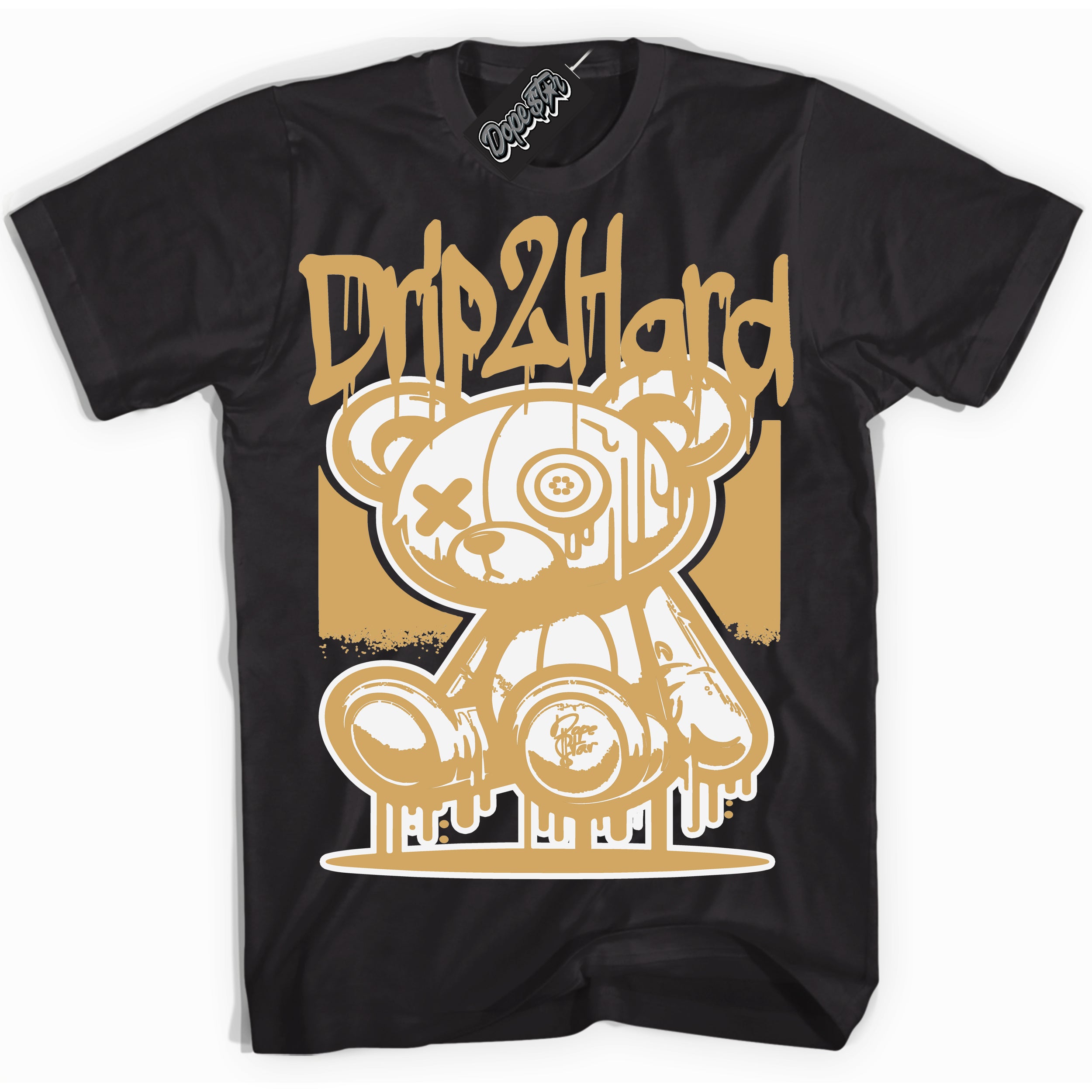 Cool Black Shirt with “ Drip 2 Hard ” design that perfectly matches Craft Paris 6s Jordans.