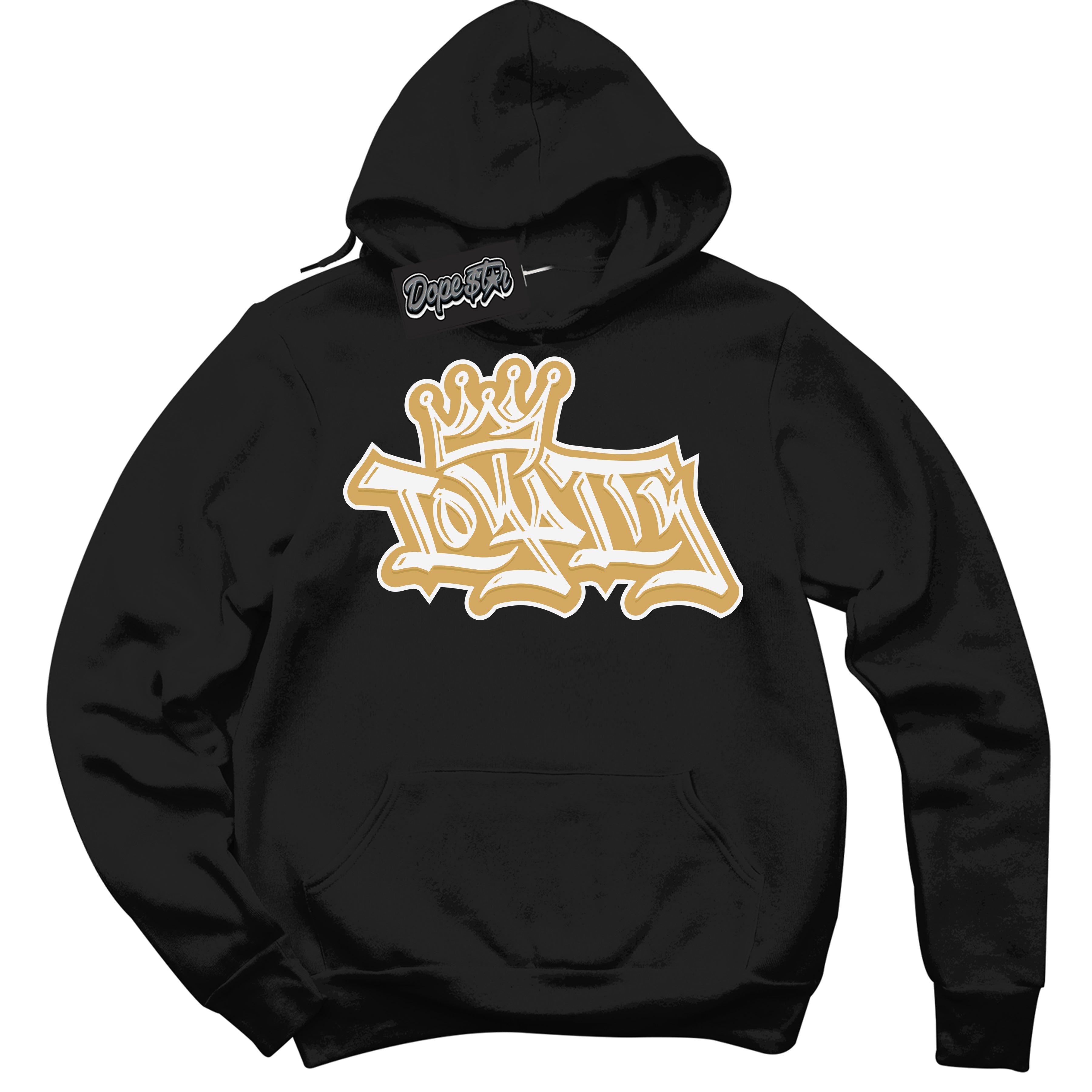 Cool Black Hoodie with “ Loyalty Crown ” design that Perfectly Matches Craft Paris 6s Jordans.