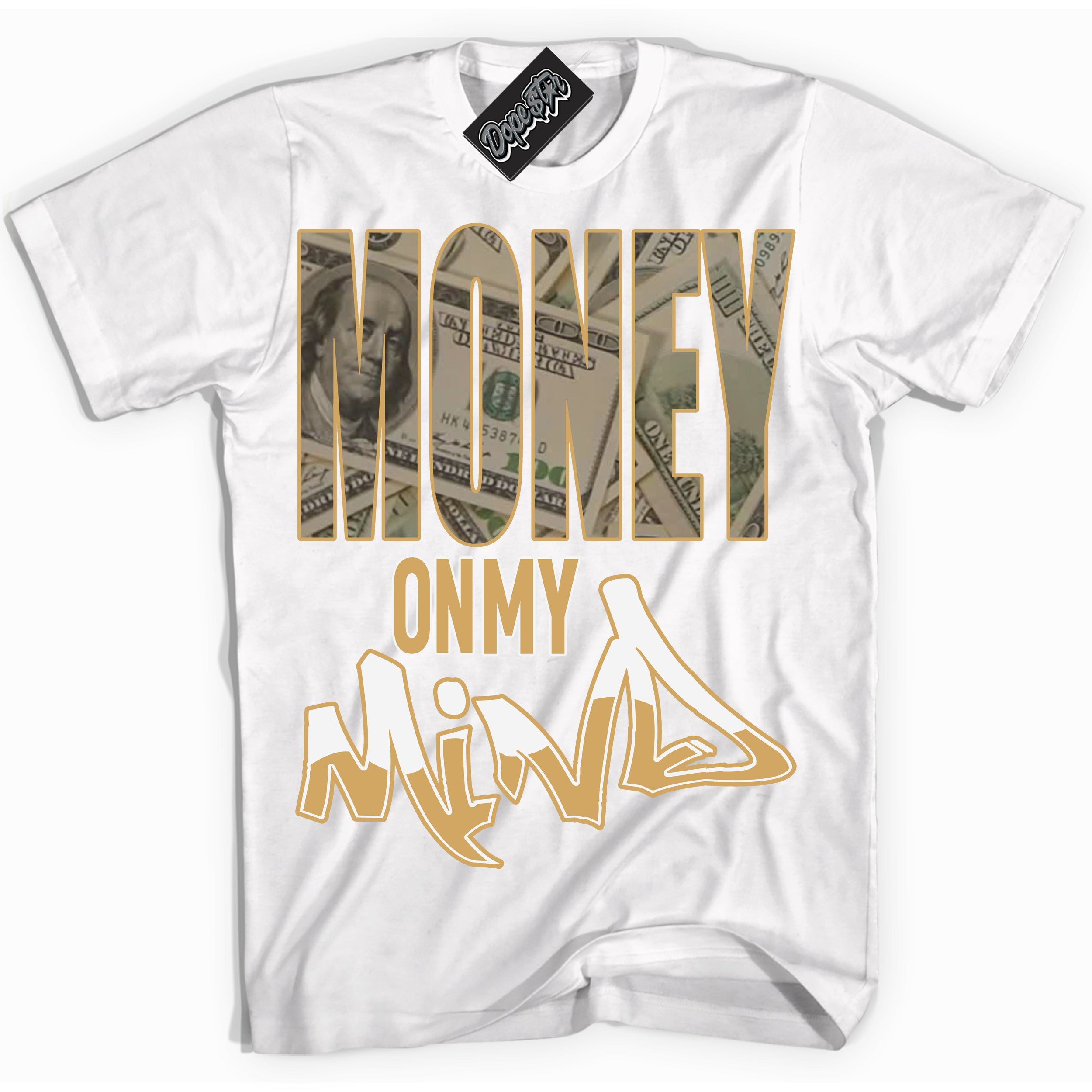 Cool White Shirt with “ Money On My Mind ” design that perfectly matches Craft Paris 6s Jordans.