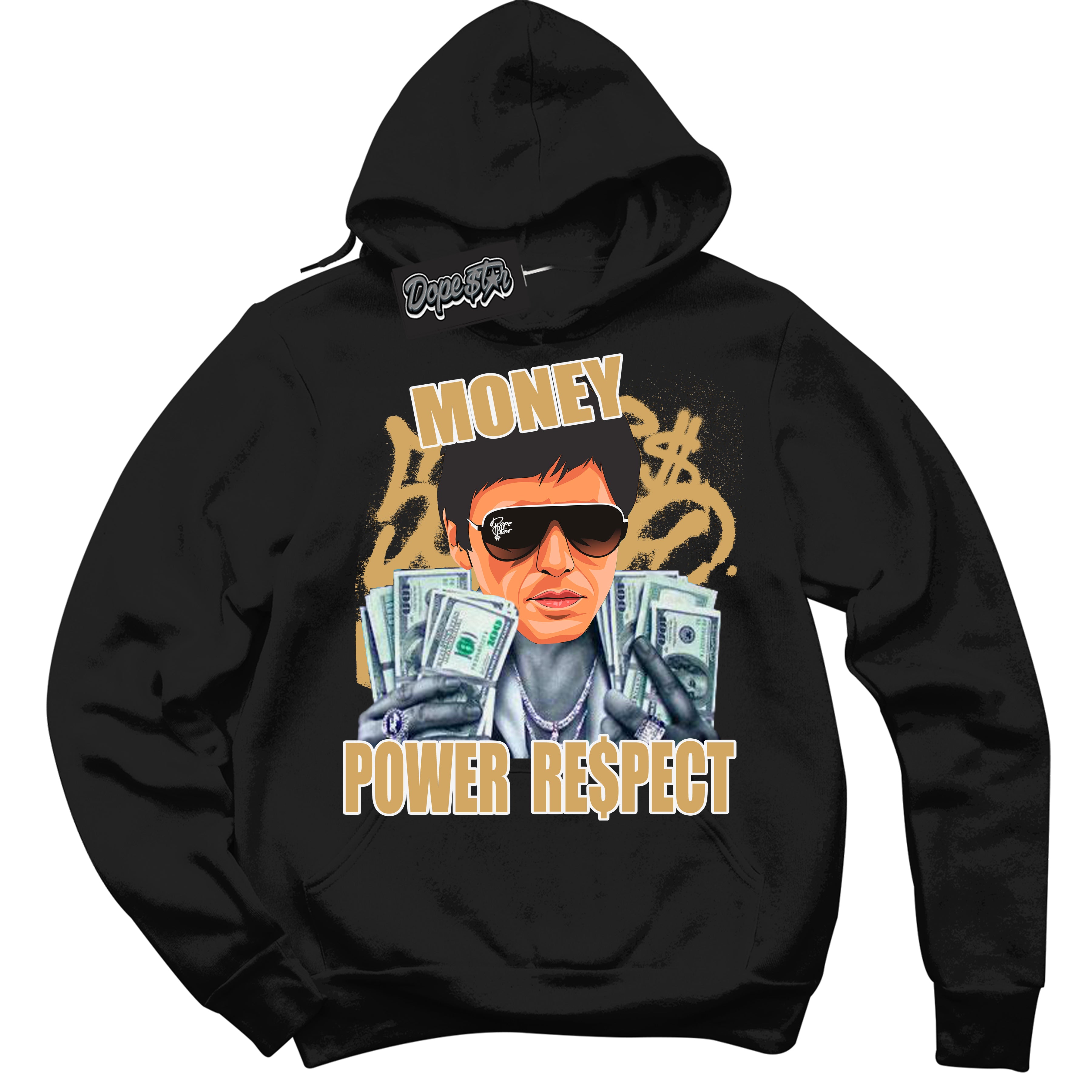 Cool Black Hoodie with “ Tony Montana ” design that Perfectly Matches Craft Paris 6s Jordans.