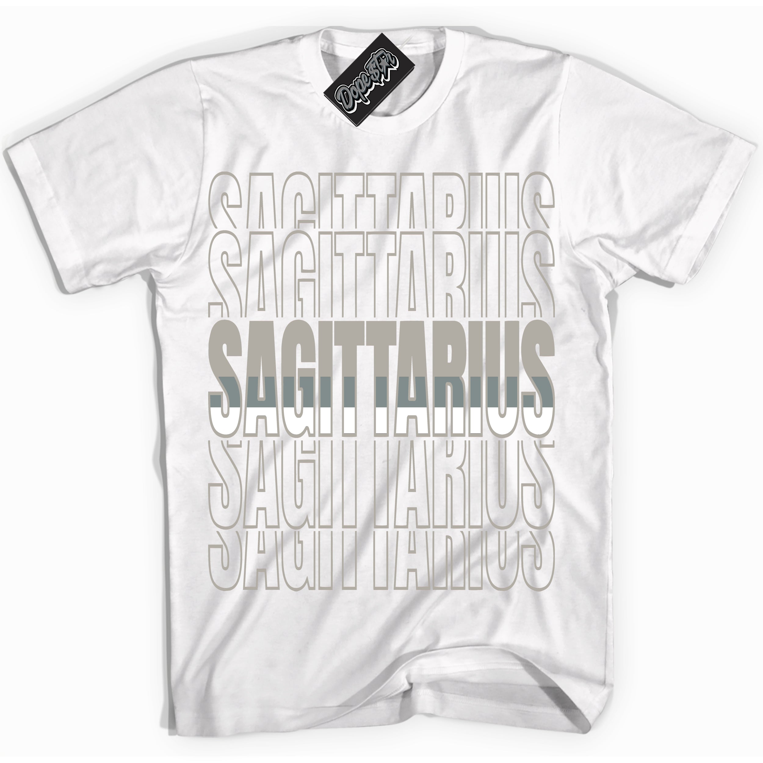 AJ9 Retro Cool Grey ‘Sagittarius’ – White Streetwear T-Shirt | Sneaker Matching shirt for AJ9 Retro Cool Grey | Men's and Women's Streetwear Graphic Tee by Sneaker Shirts Outlet.