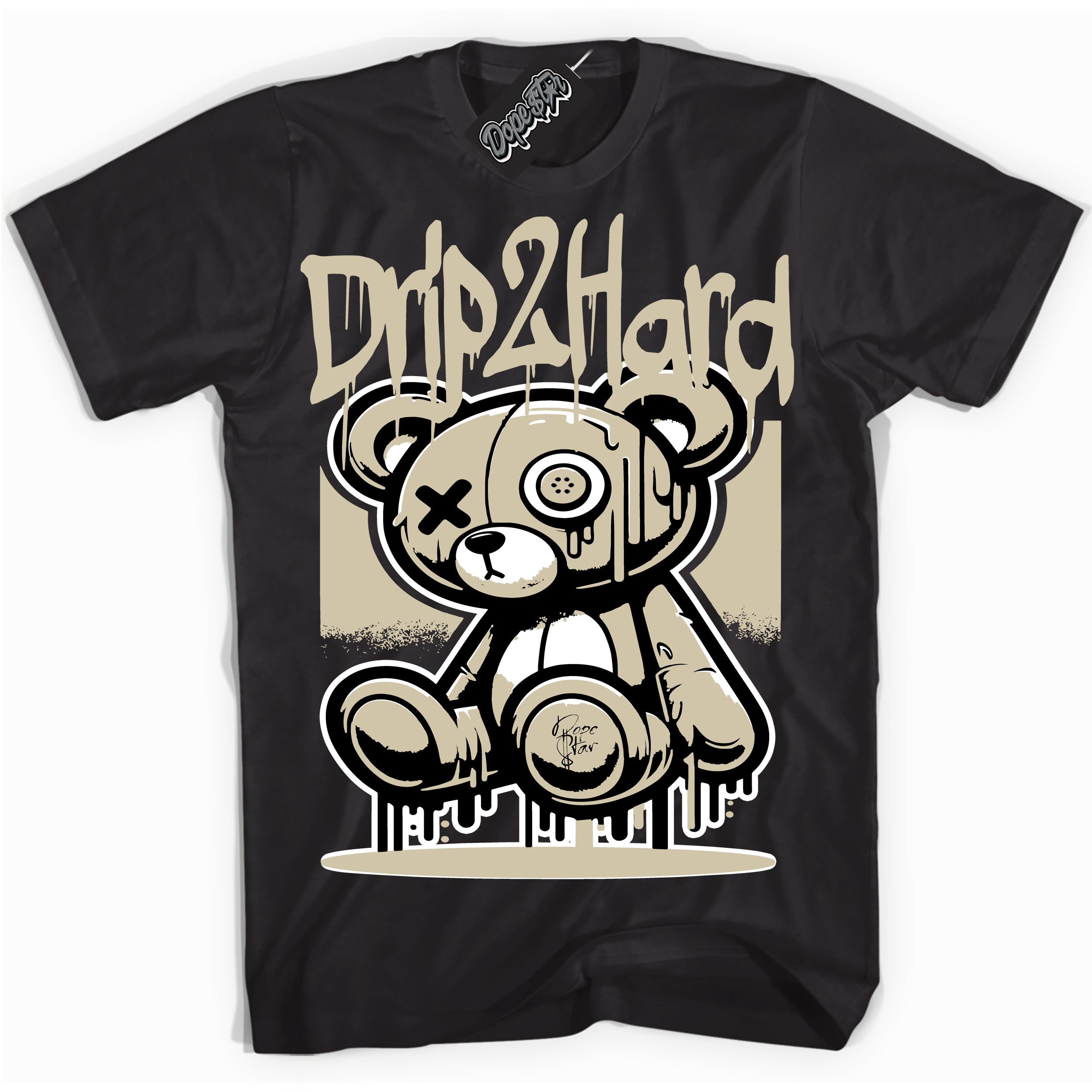 Cool Black graphic tee with “ Drip 2 Hard ” print, that perfectly matches AIR JORDAN 11 GRATITUDE sneakers