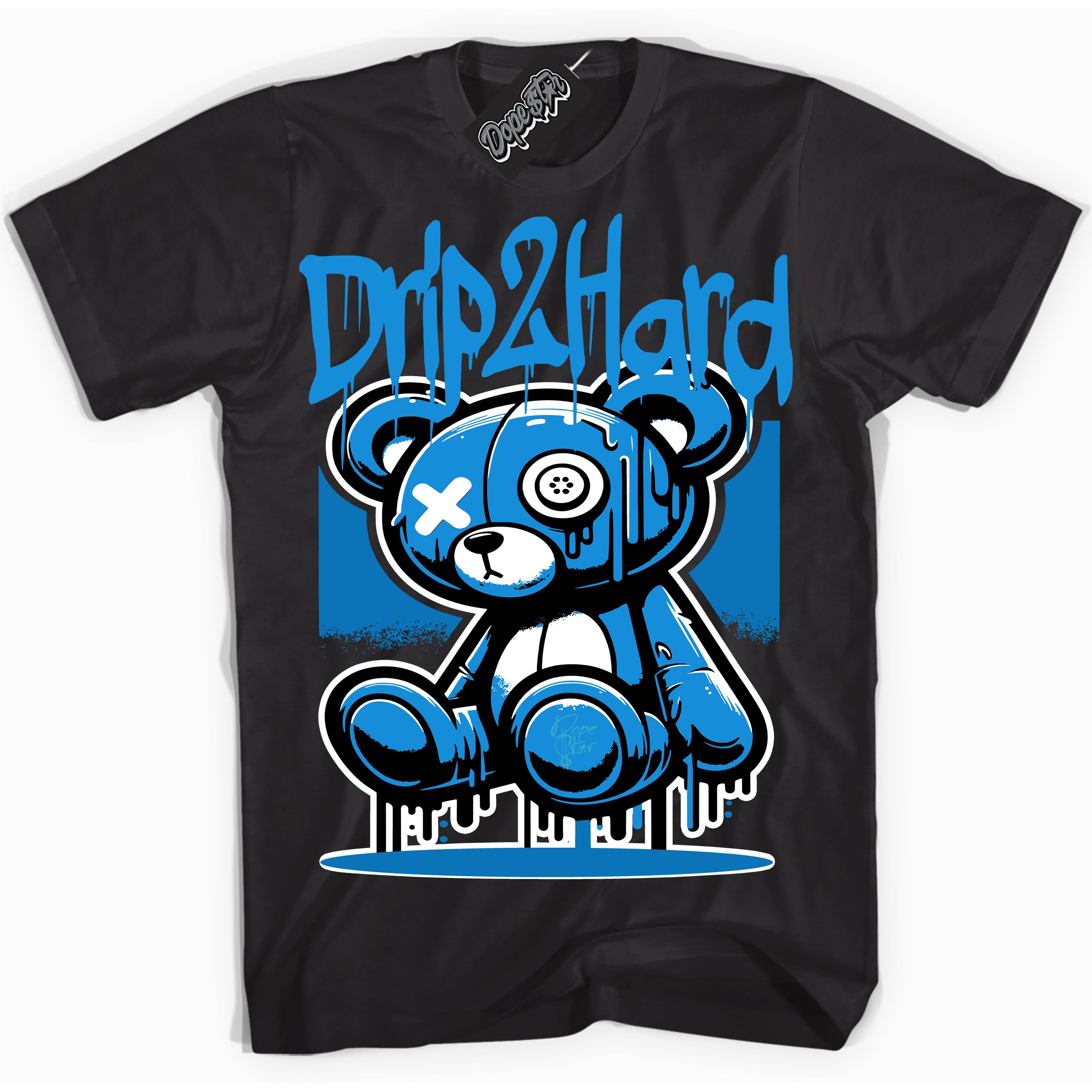 Powder Blue 9s DopeStar Shirt Drip 2 Hard Graphic - Sneaker Shirts Outlet