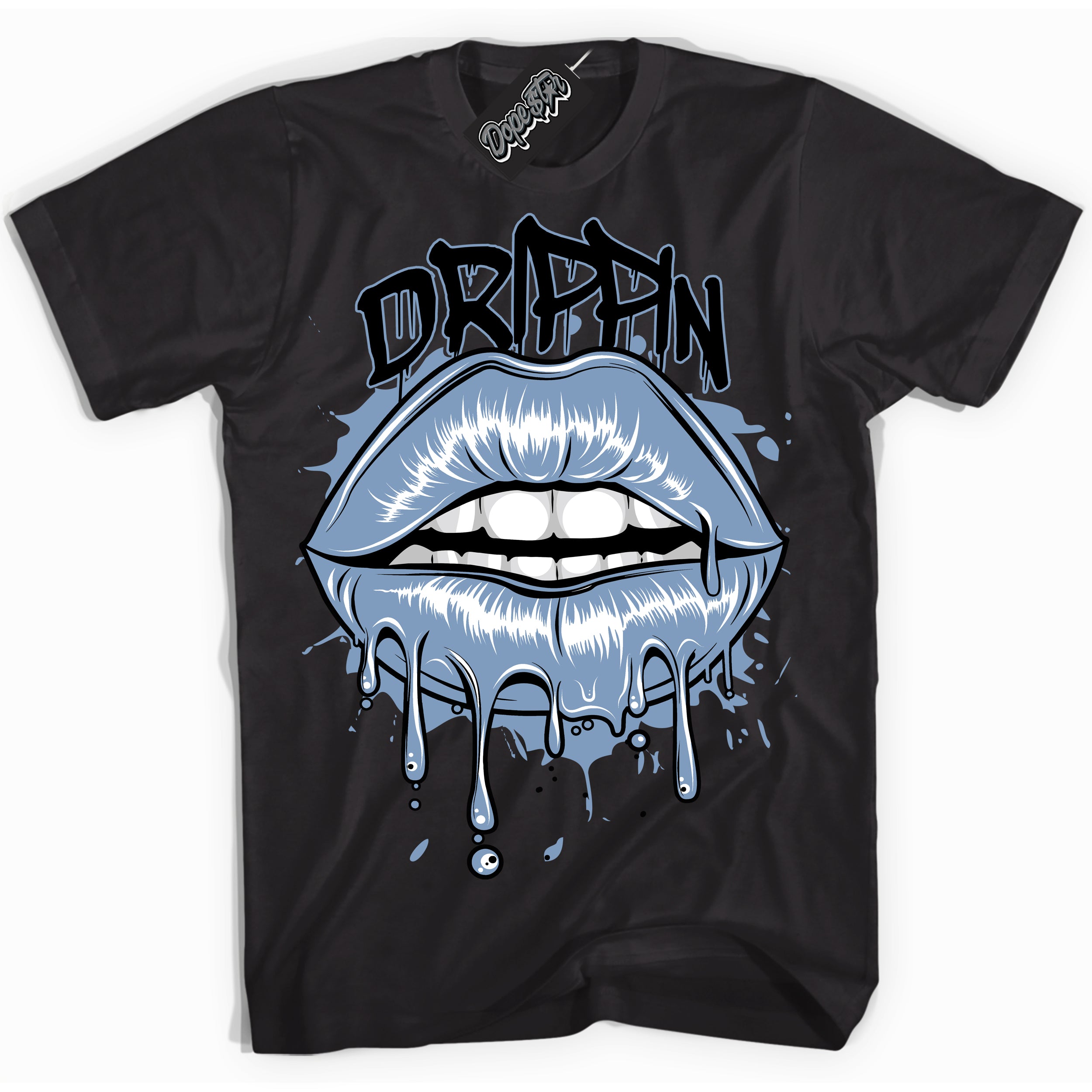 Cool Black Shirt with “ Drippin” design that perfectly matches Reverse Oreo 6s Sneakers.