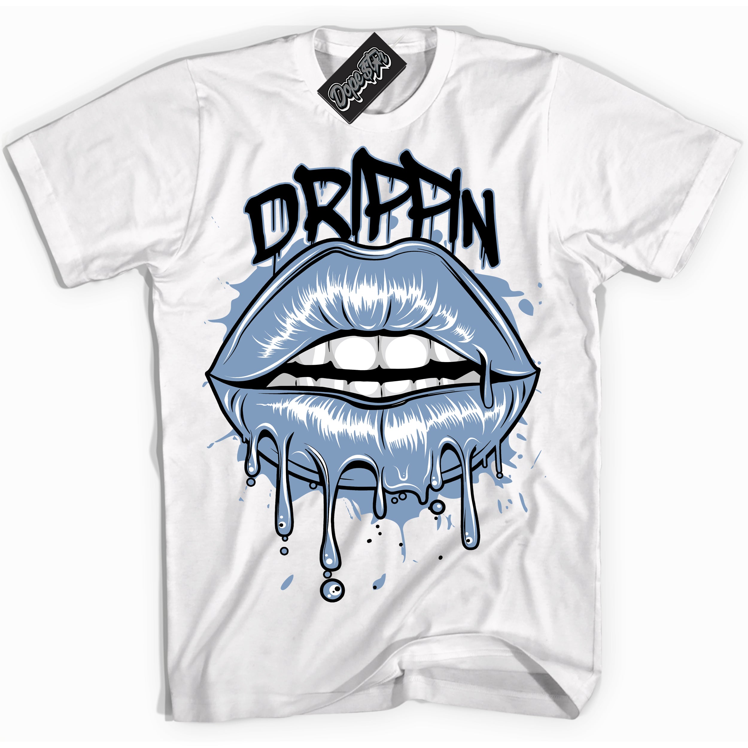 Cool White Shirt with “ Drippin” design that perfectly matches Reverse Oreo 6s Sneakers.