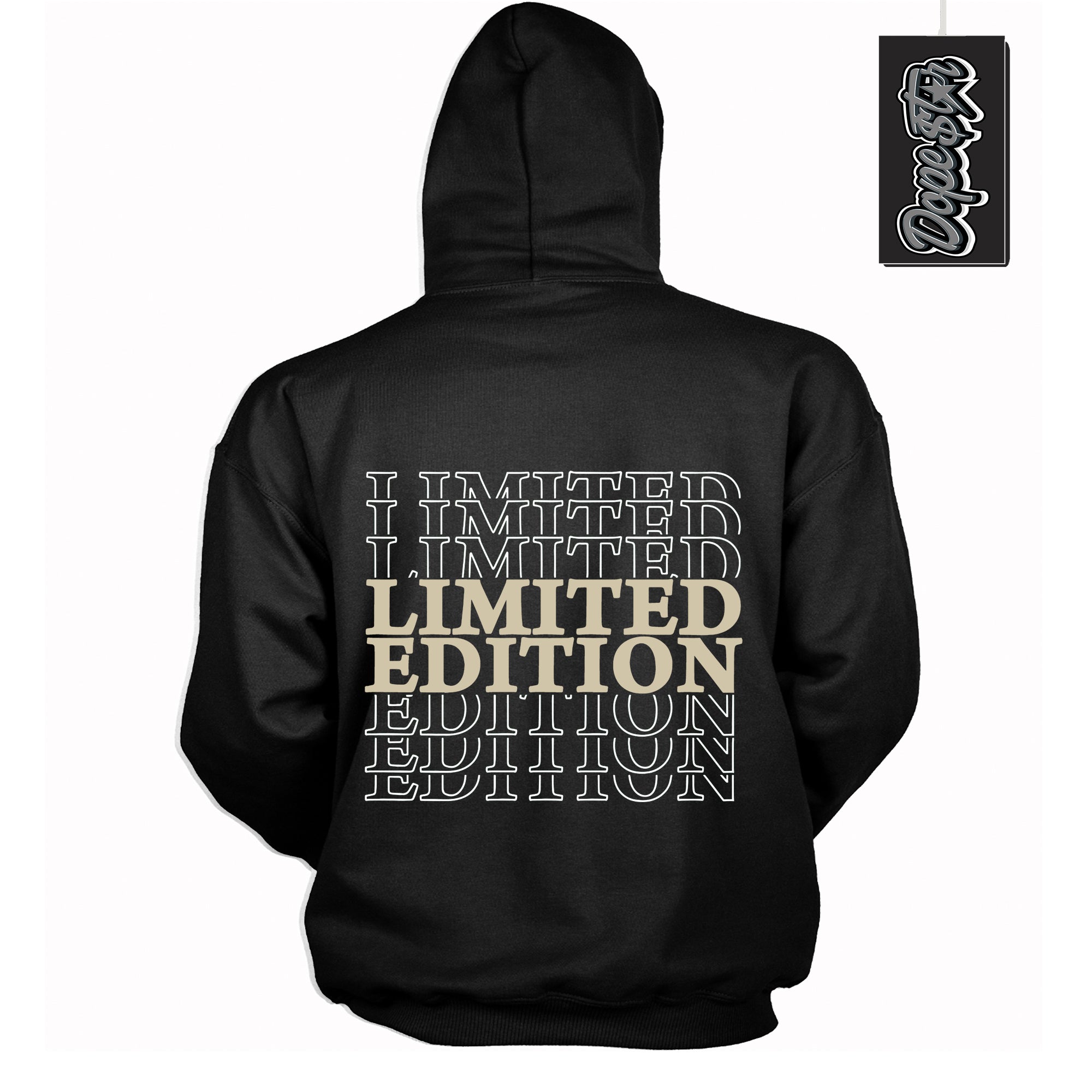 Cool Black Hoodie with “ Limited Edition ” design that Perfectly Matches Gratitude 11s Sneakers.