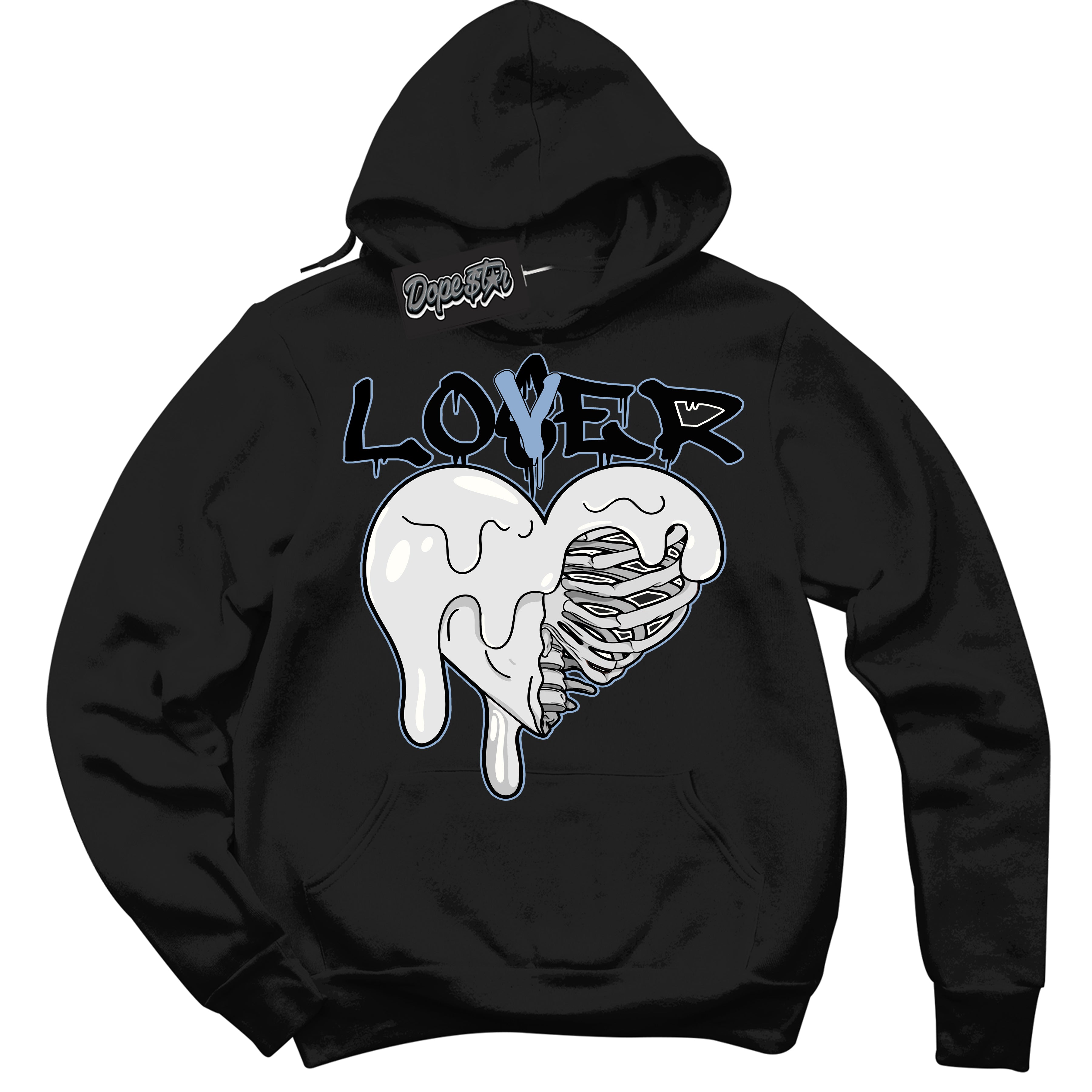 Cool Black Hoodie with “ Lover Loser ” design that Perfectly Matches Reverse Oreo 6s Sneakers.