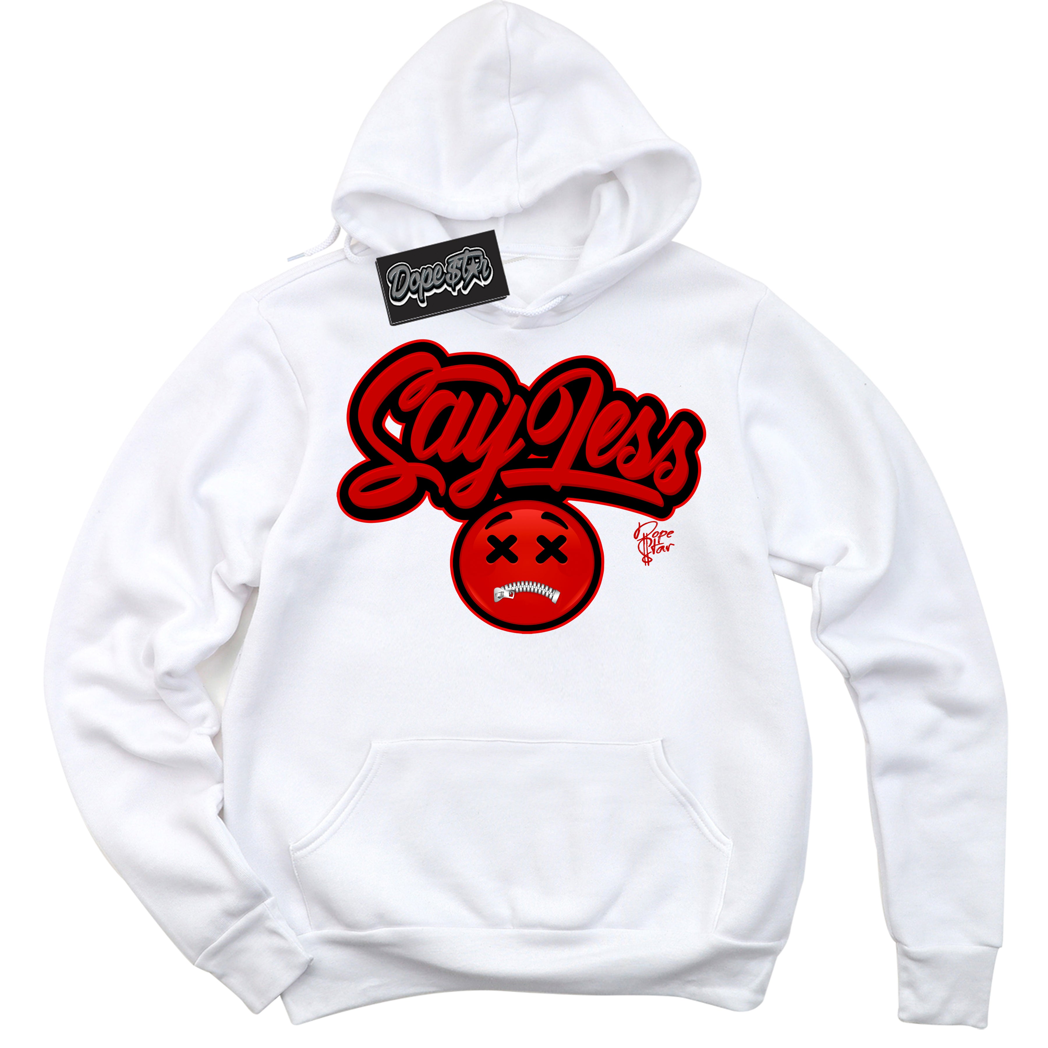 Cool White Hoodie with “ Say Less ” design that Perfectly Matches RTFKT X ND Genesis.