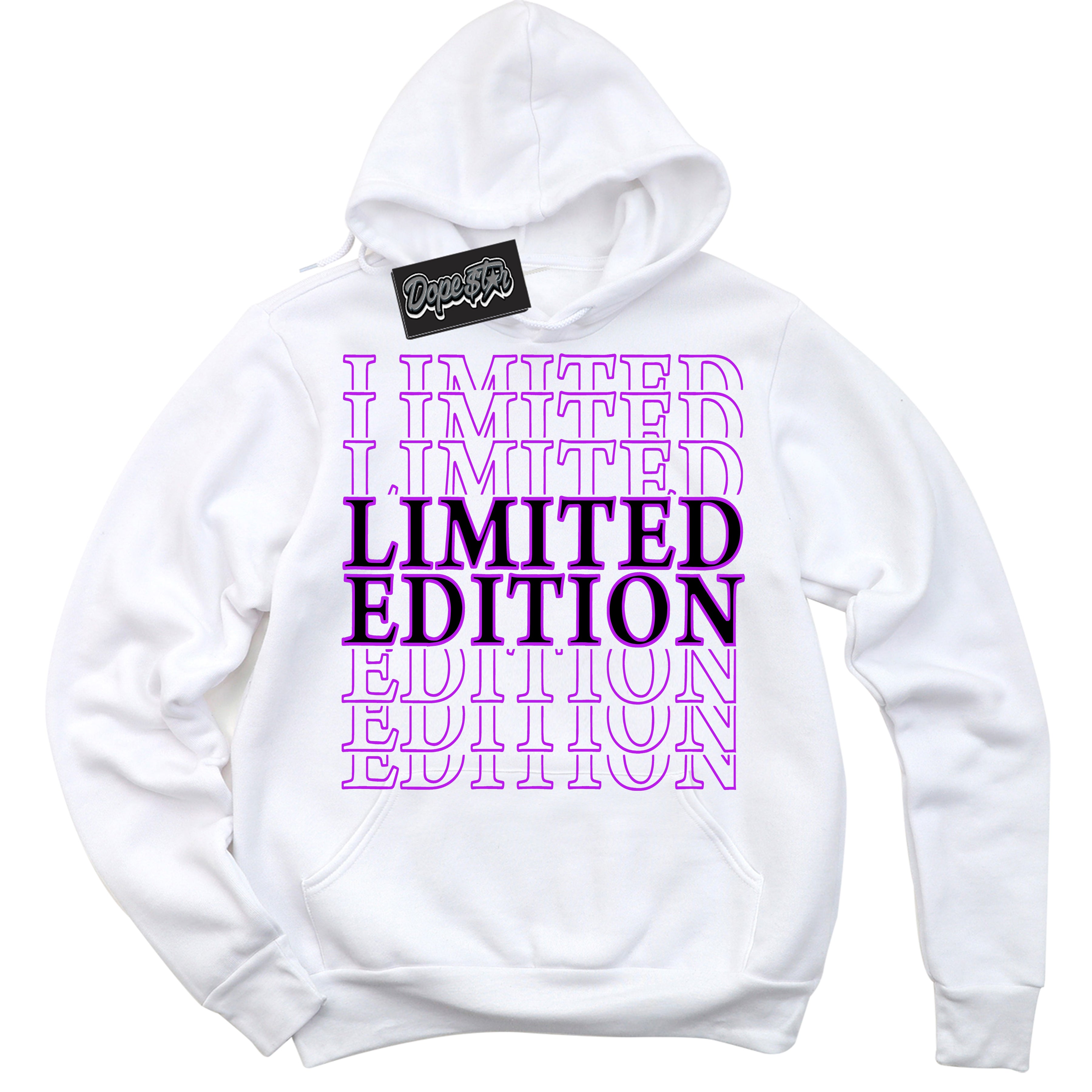 Cool White Hoodie with “ Limited Edition ” design that Perfectly Matches RTKT Genesis Dunk Sneakers.