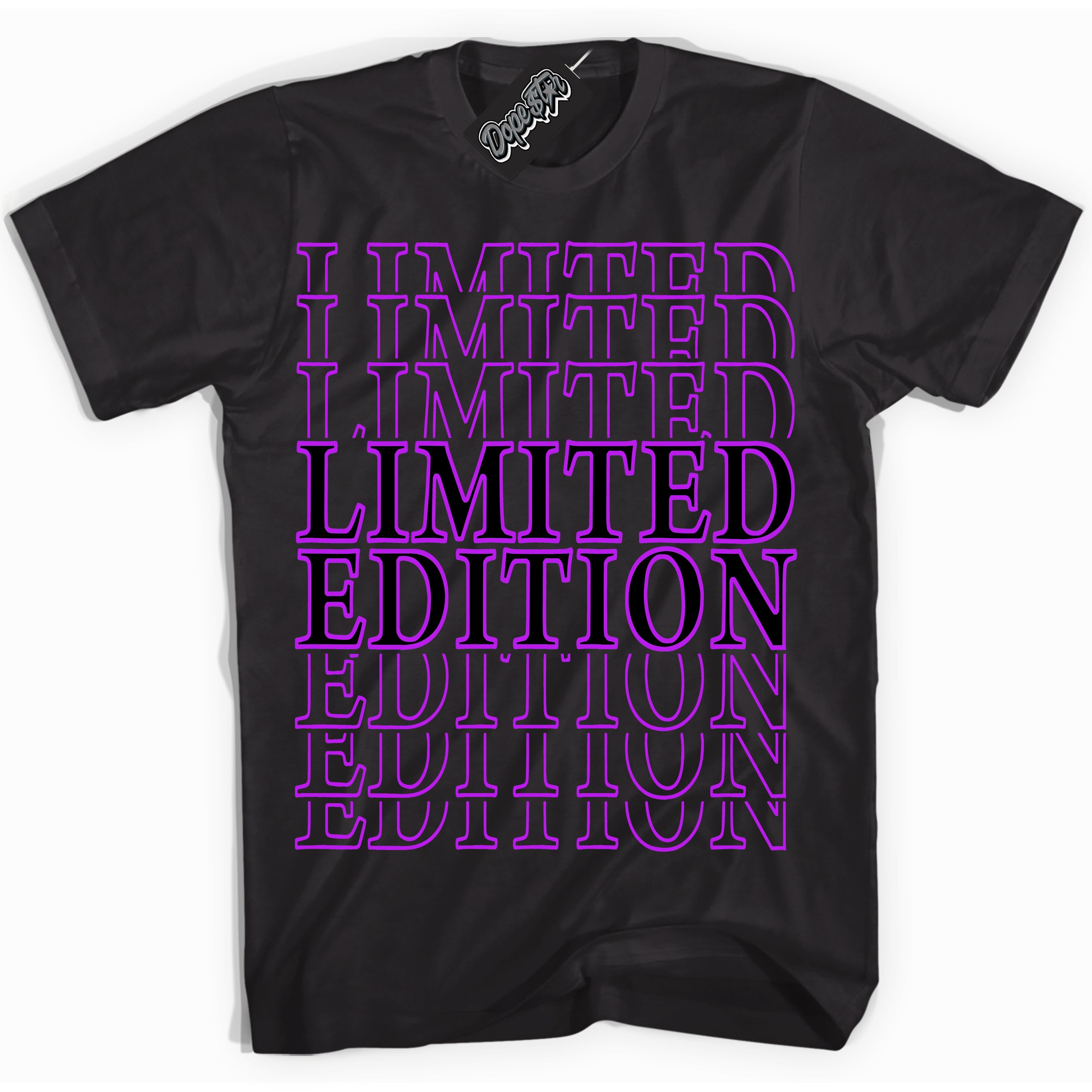 Cool Black Shirt with “ Limited Edition” design that perfectly matches RTKT Genesis Dunk Sneakers.