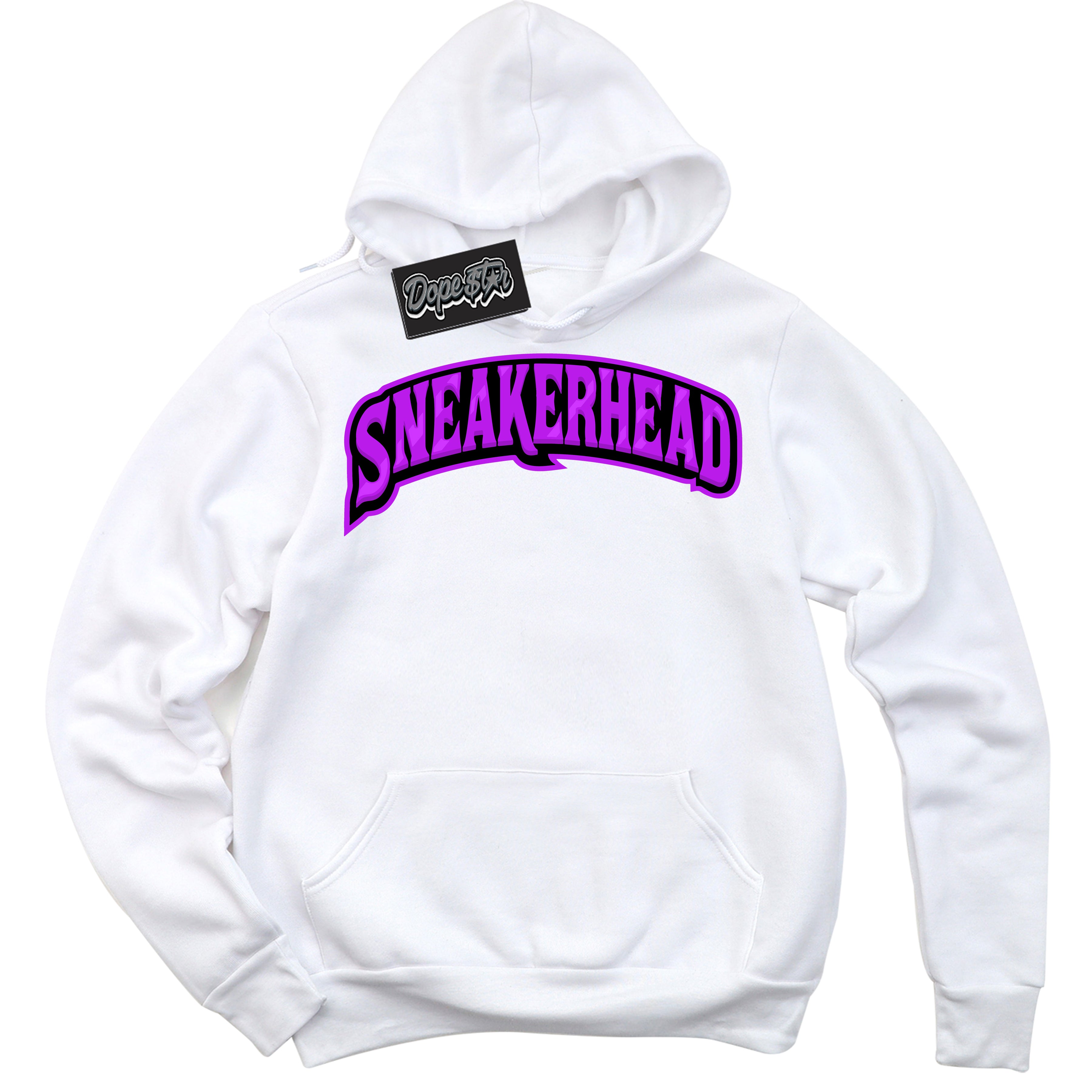 Cool White Hoodie with “ Sneakerhead ” design that Perfectly Matches RTKT Genesis Dunk Sneakers.