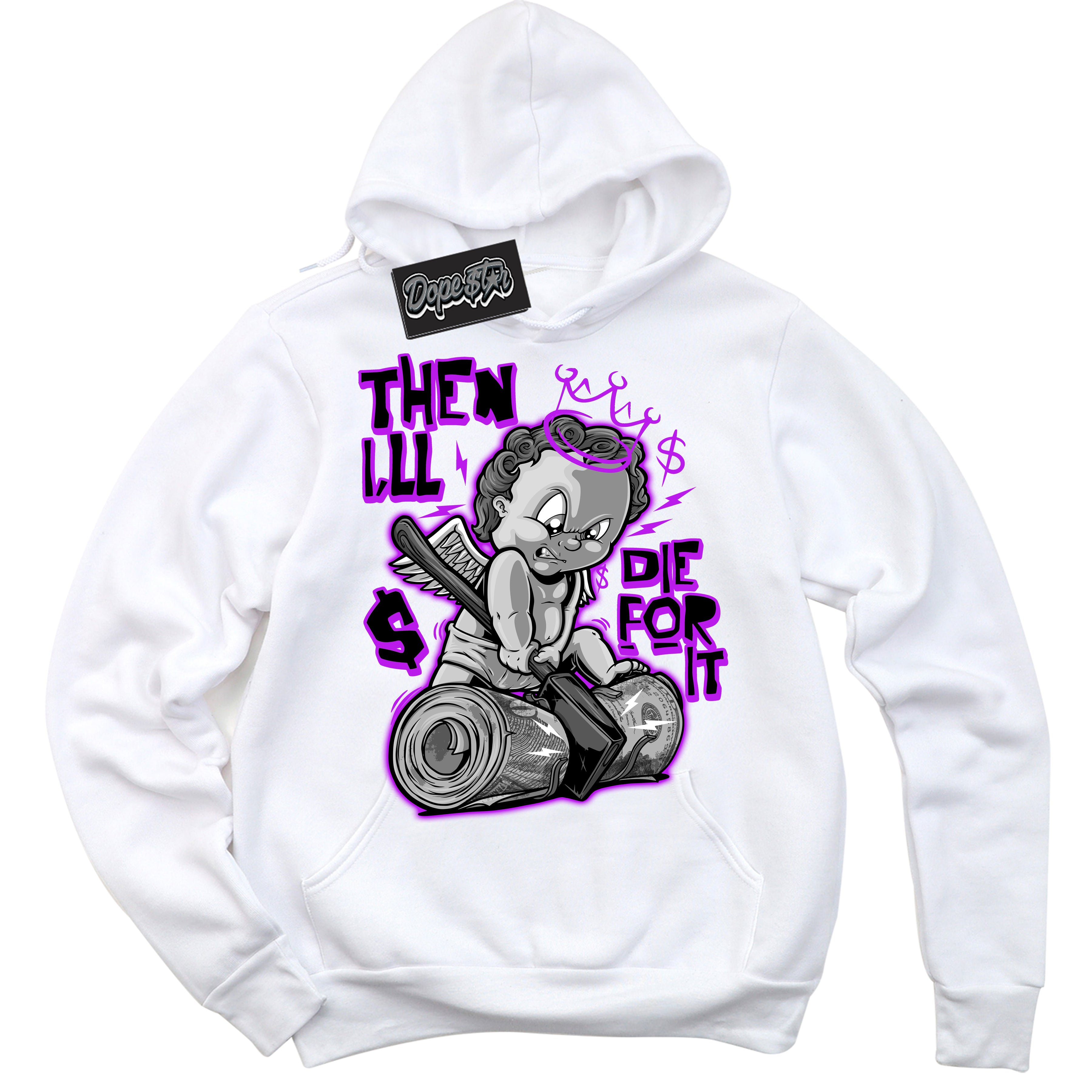 Cool White Hoodie with “ Then I'll ” design that Perfectly Matches RTKT Genesis Dunk Sneakers.