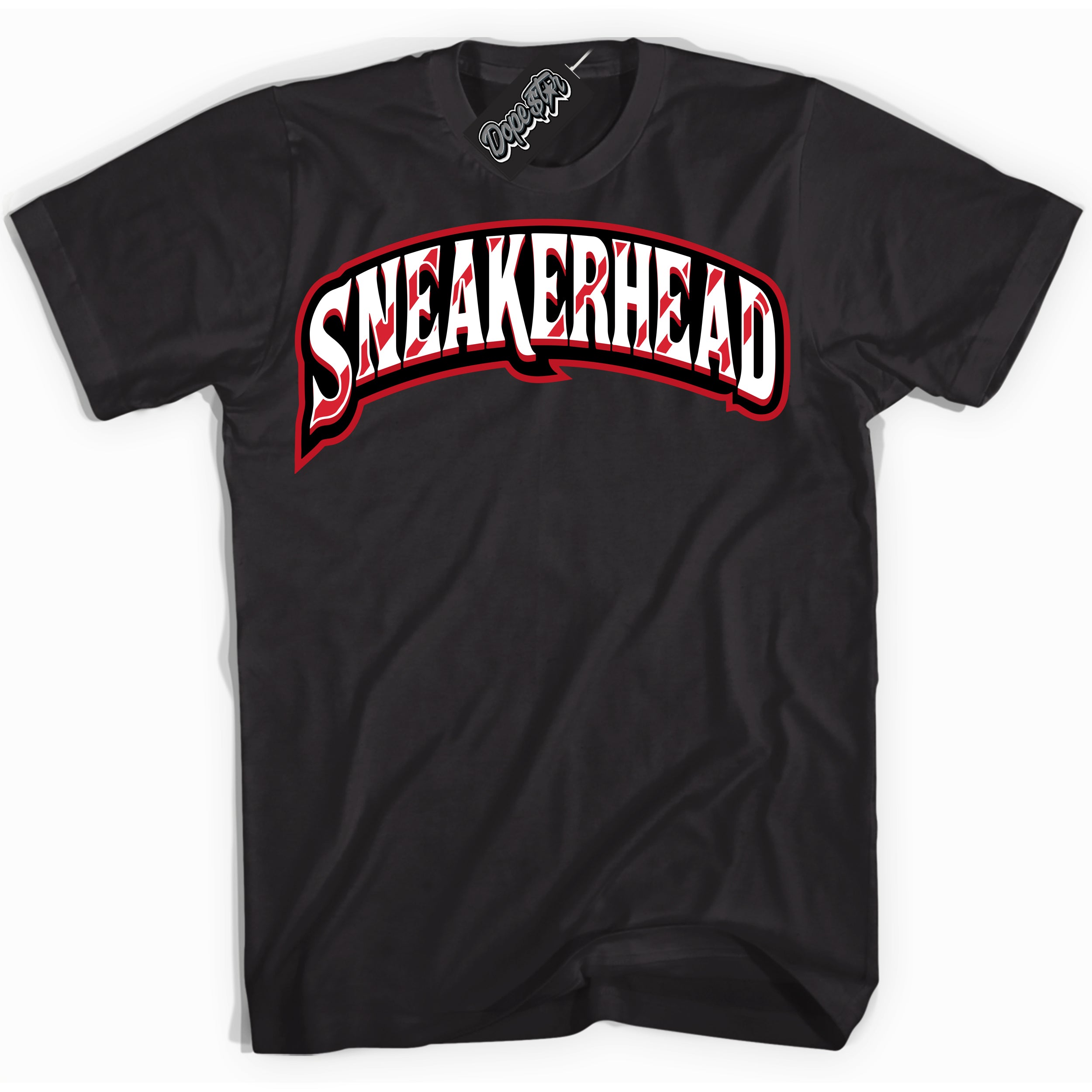 Cool Black Shirt with “ Sneakerhead ” design that perfectly matches Black Dragon Red Dunk.