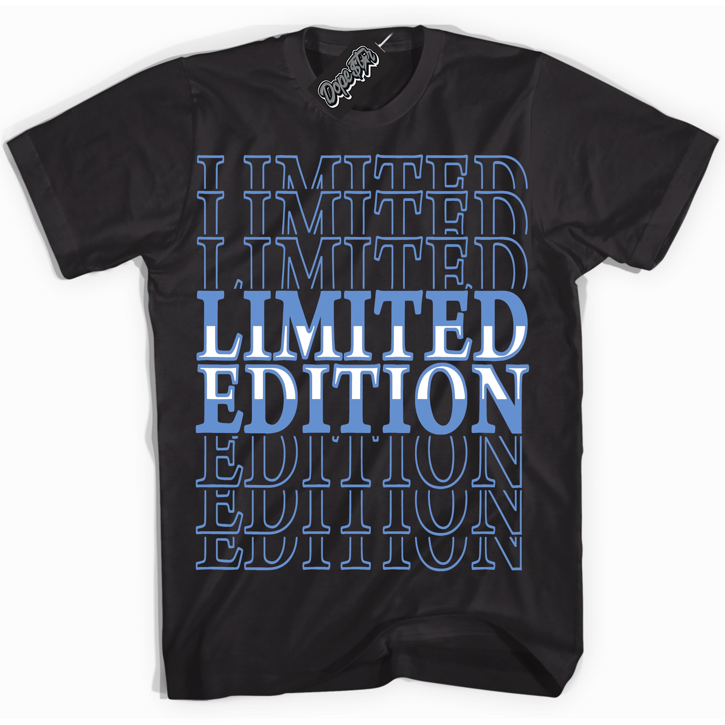 Cool Black Shirt with “ Limited Edition ” design that perfectly matches Polar Blue Dunk.