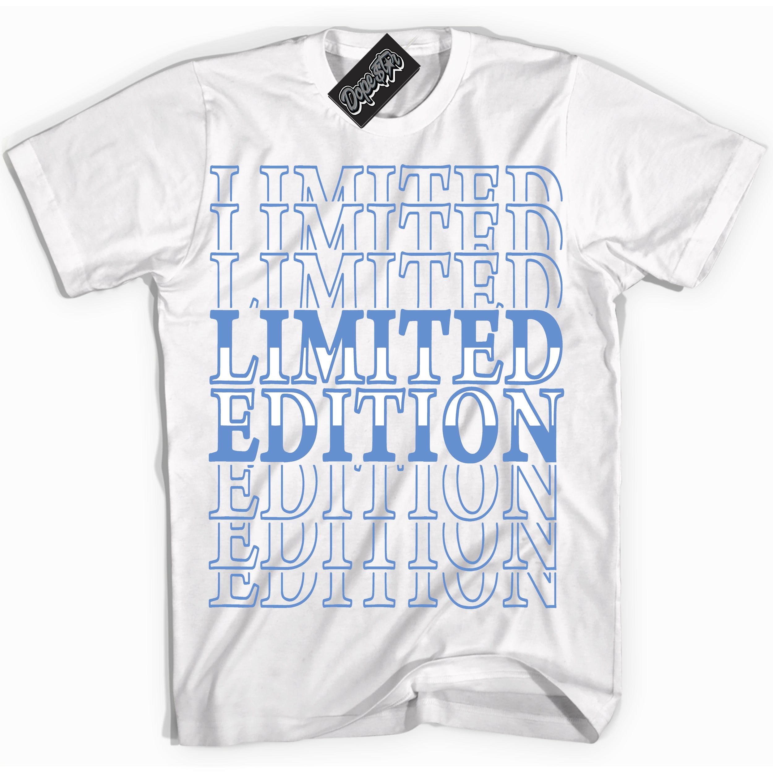 Cool White Shirt with “ Limited Edition ” design that perfectly matches Polar Blue Dunk.