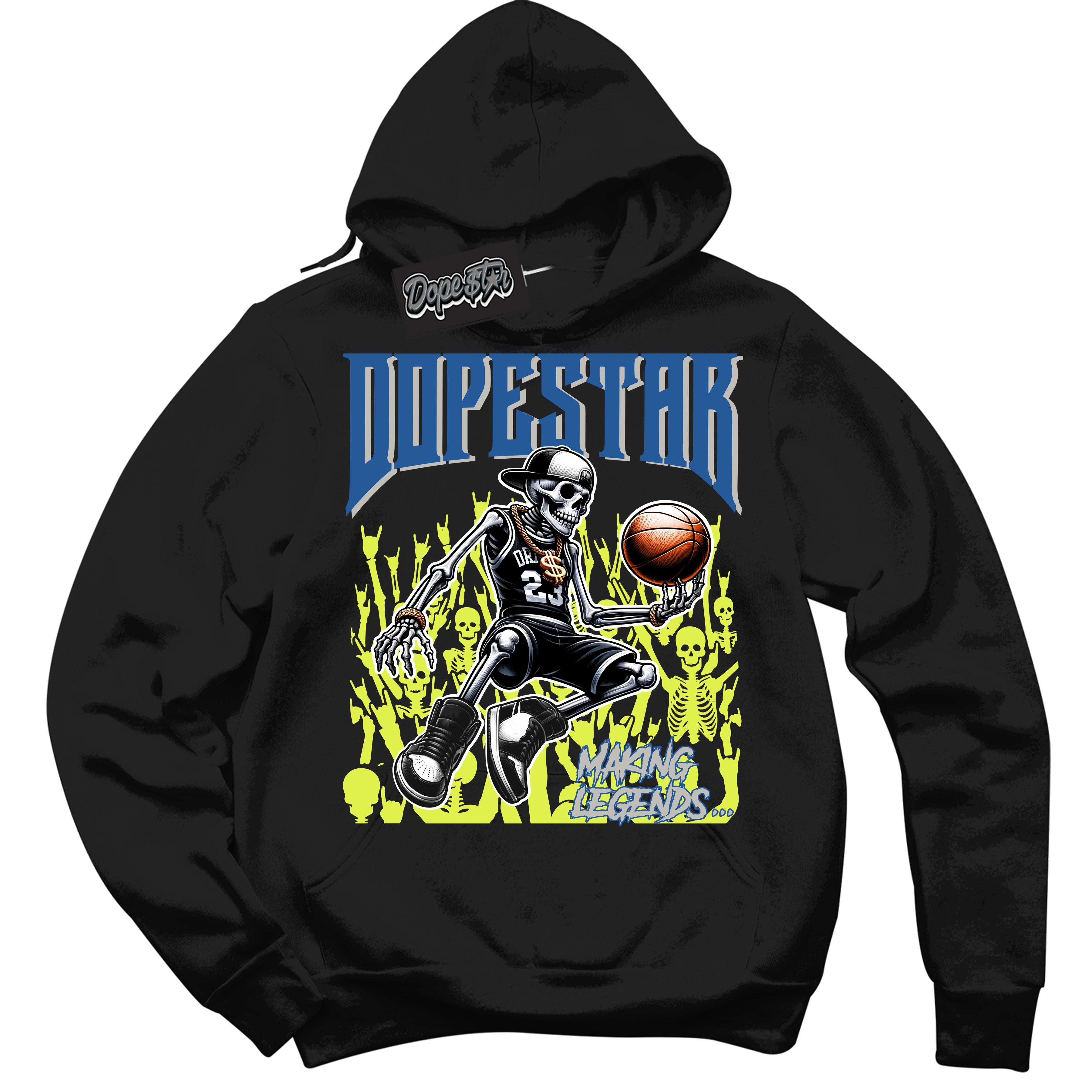 Cool Black Hoodie with “ Making Legends ” design that Perfectly Matches 86 Air Max Day 1s Sneakers.