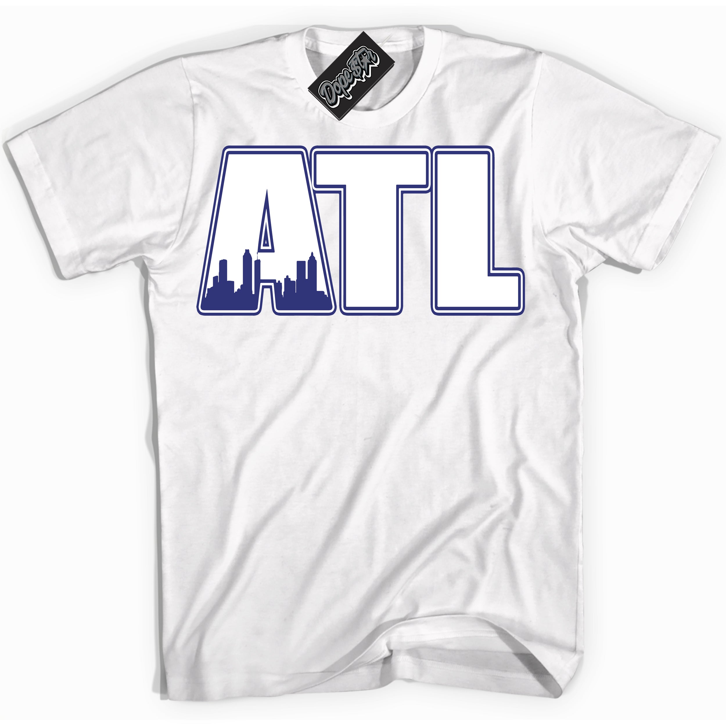 Cool White Shirt with “ Atlanta ” design that perfectly matches Concord Dunk.