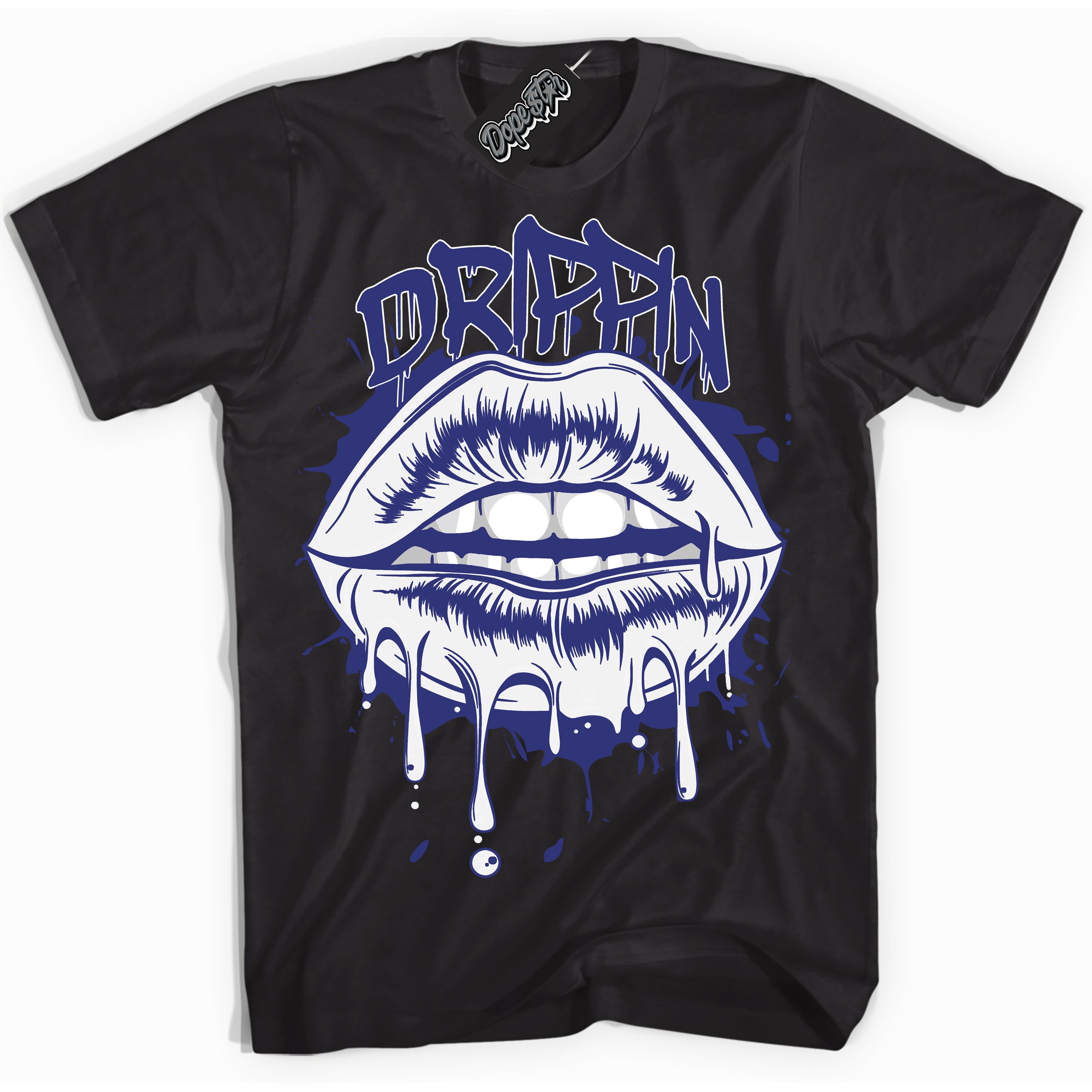 Cool Black Shirt with “ Drippin ” design that perfectly matches Concord Dunk.