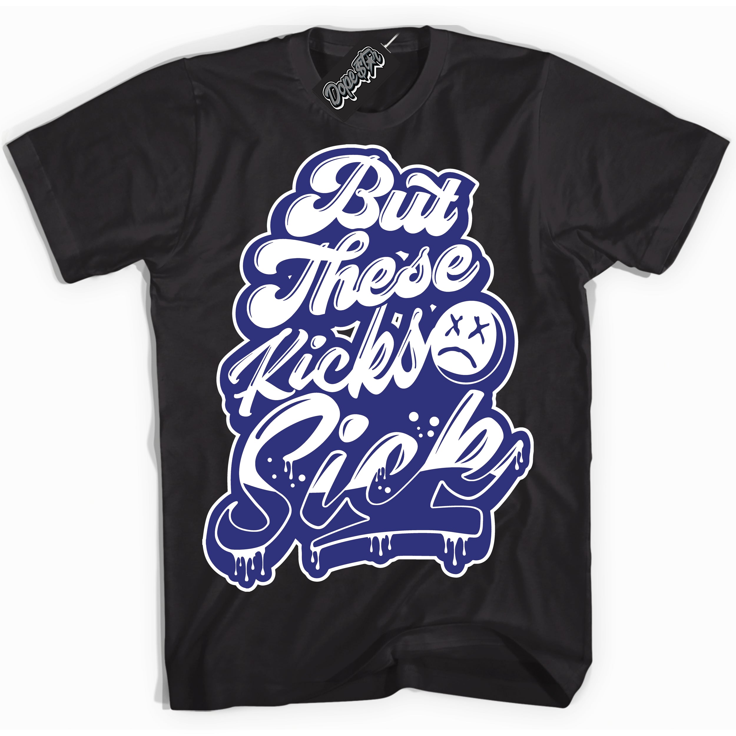 Cool Black Shirt with “ Kick Sick ” design that perfectly matches Concord Dunk.