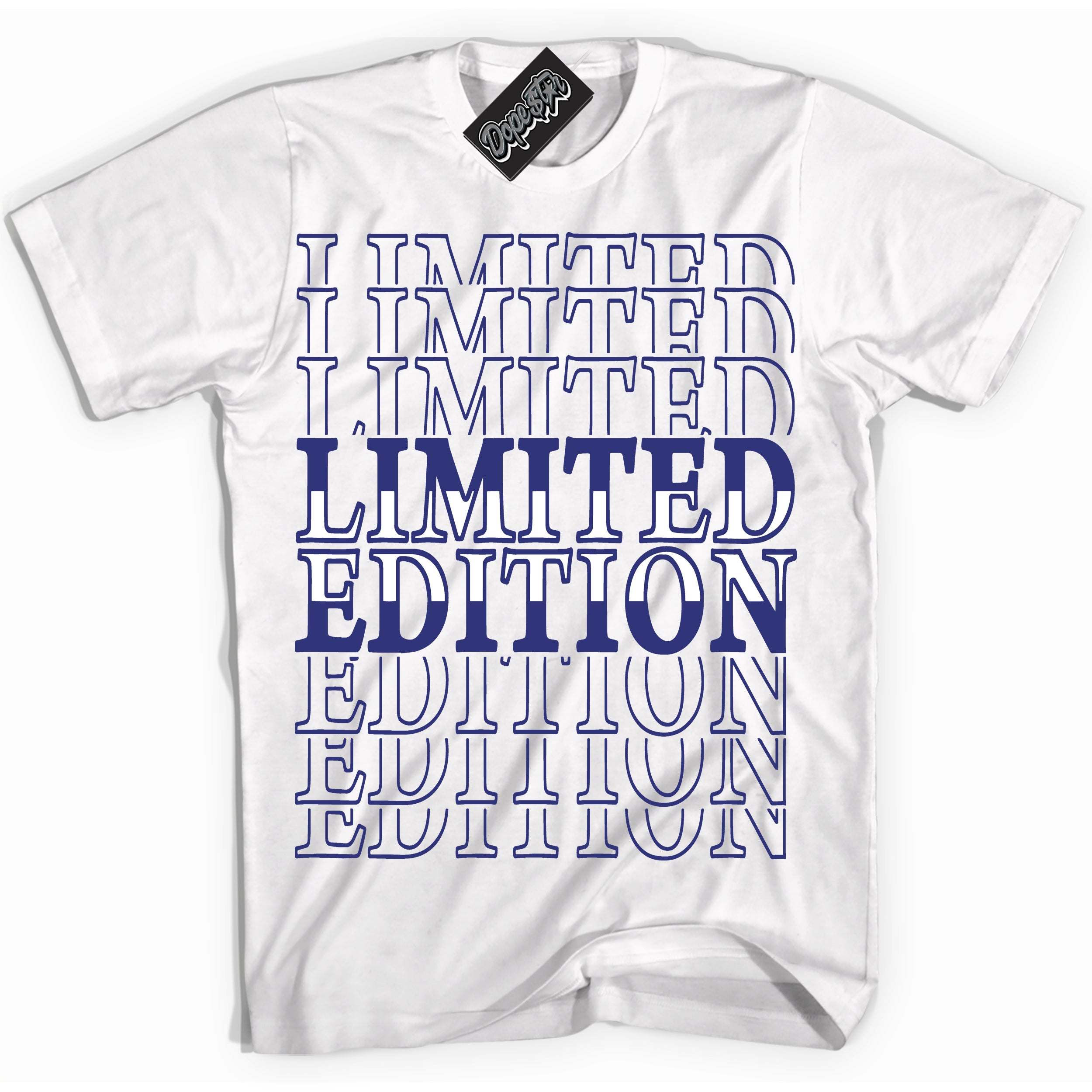 Cool White Shirt with “ Limited Edition ” design that perfectly matches Concord Dunk.