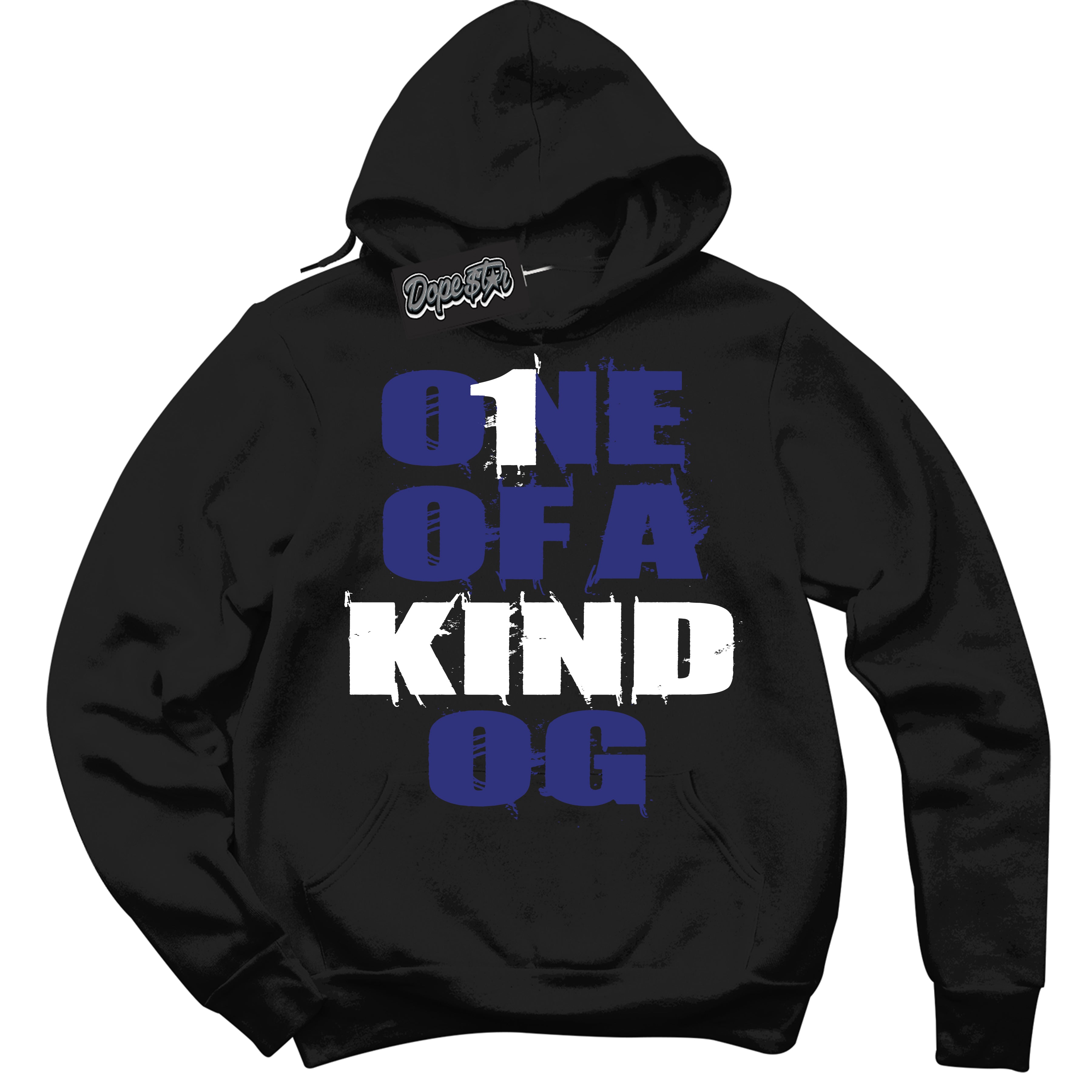 Cool Black Hoodie with “ One Of A Kind ” design that Perfectly Matches Concord Dunk.