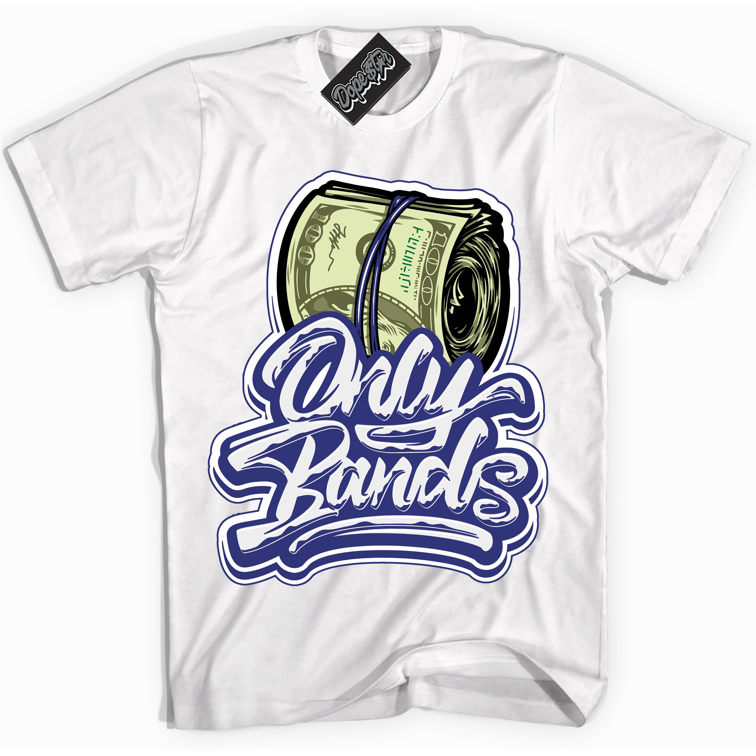 Cool White Shirt with “ Only Bands ” design that perfectly matches Concord Dunk.