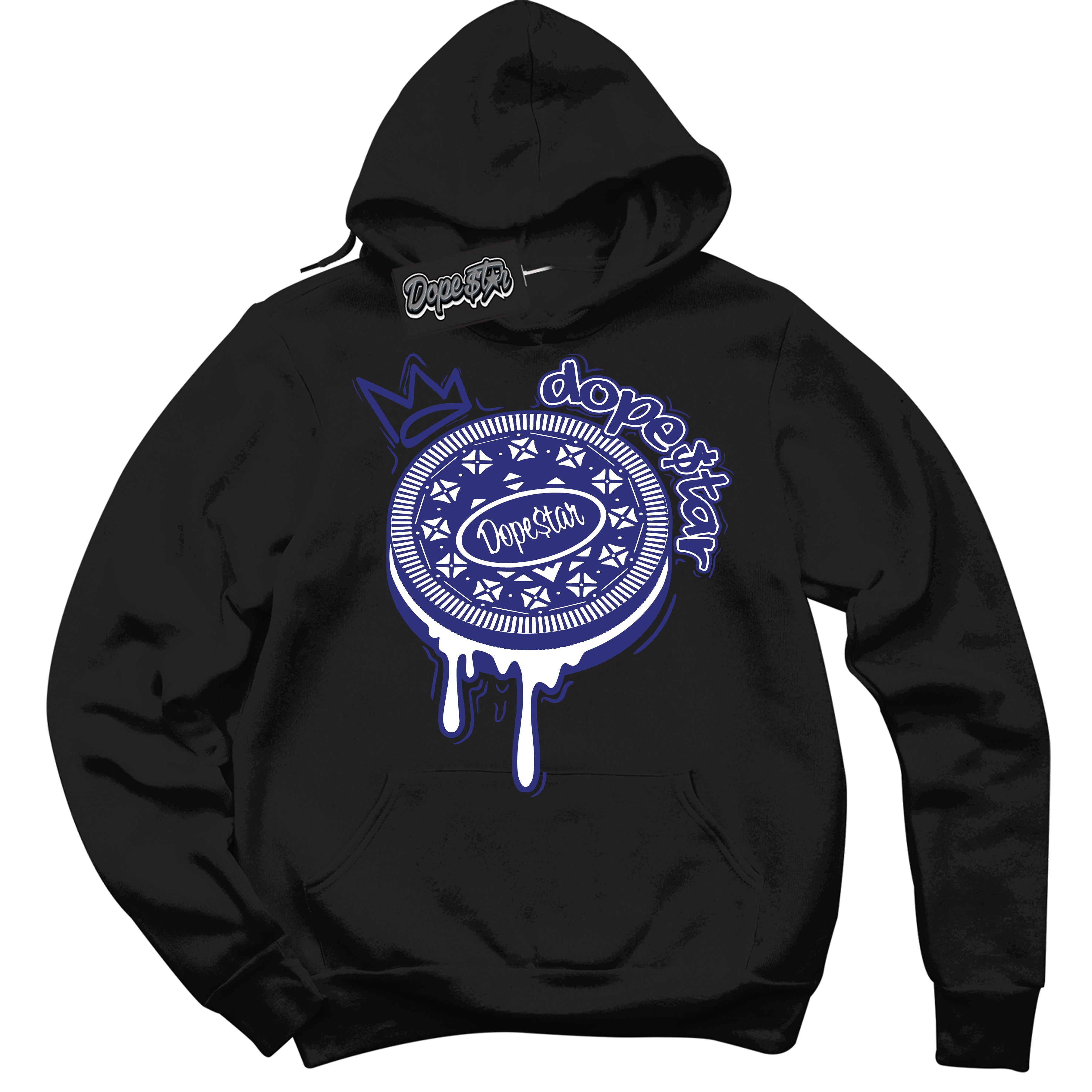 Cool Black Hoodie with “ Oreo DS ” design that Perfectly Matches Concord Dunk.