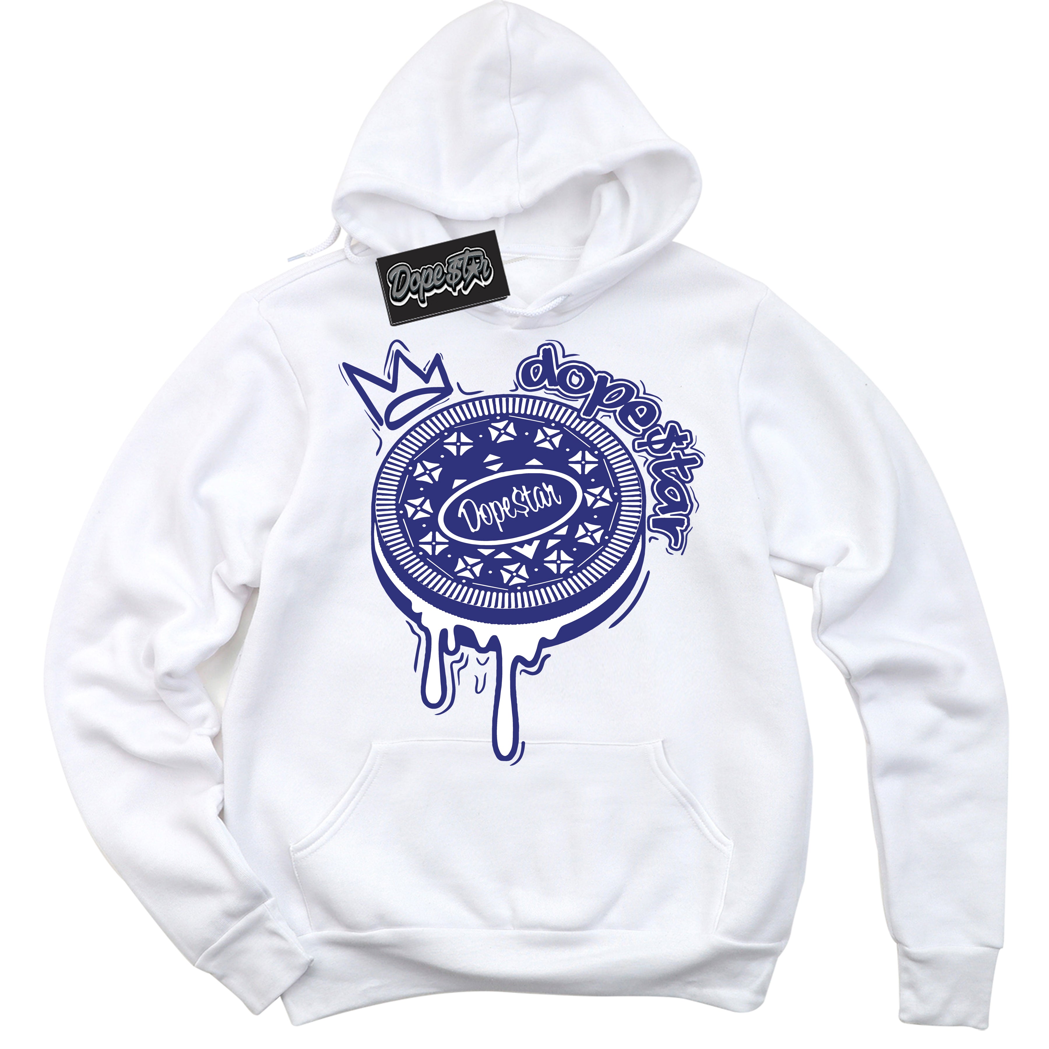 Cool White Hoodie with “ Oreo DS ” design that Perfectly Matches Concord Dunk.