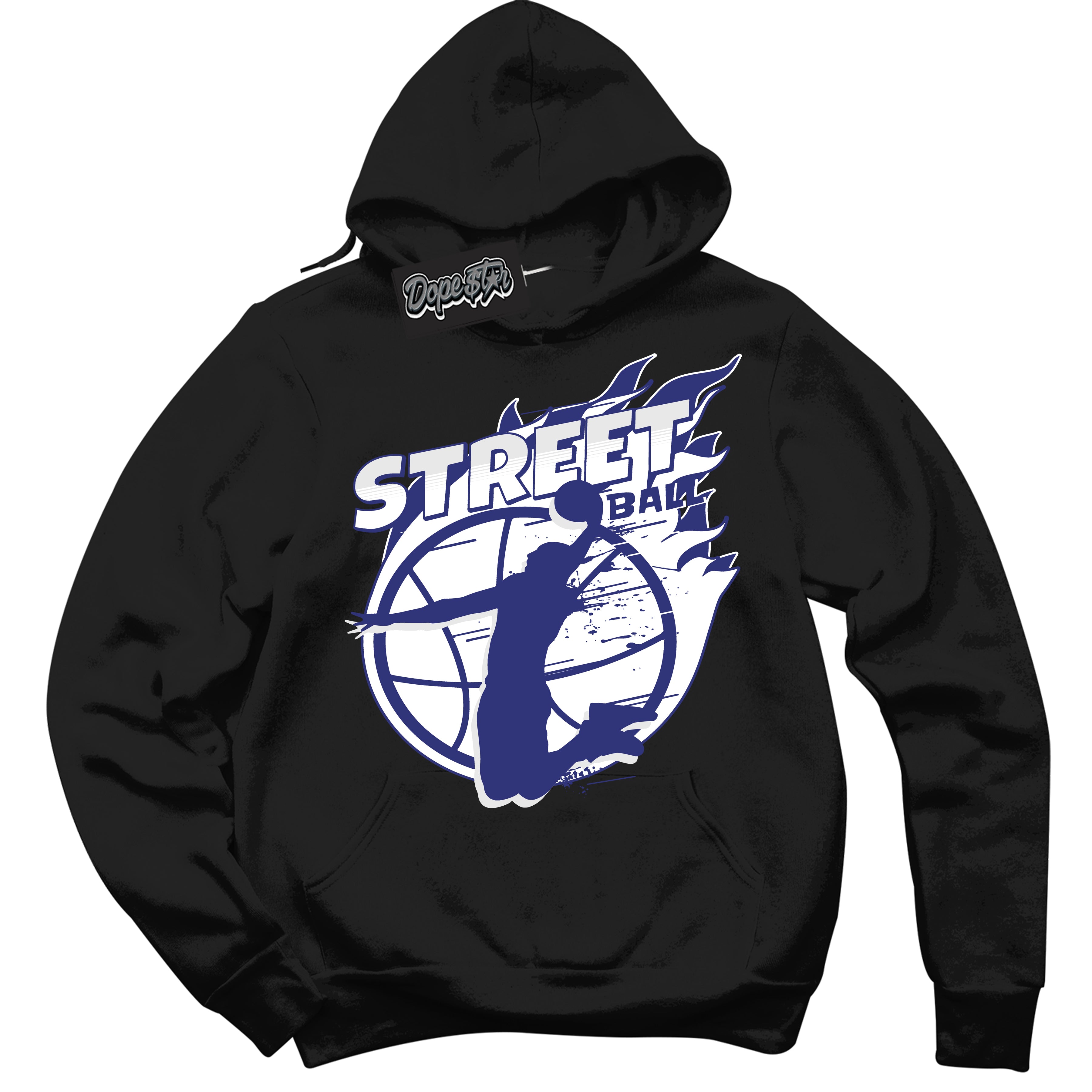 Cool Black Hoodie with “ Street Ball ” design that Perfectly Matches Concord Dunk.