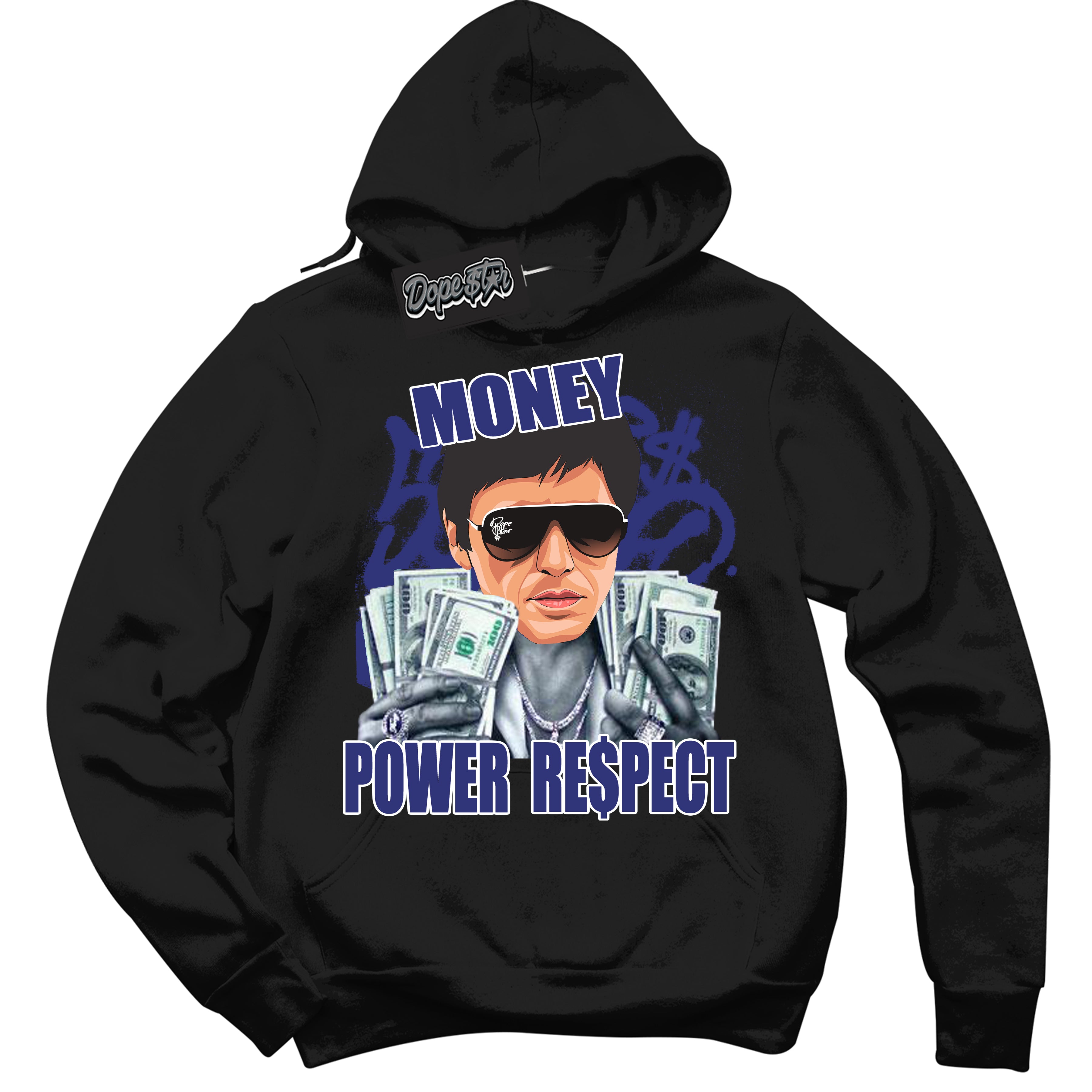 Cool Black Hoodie with “ Tony Montana ” design that Perfectly Matches Concord Dunk.