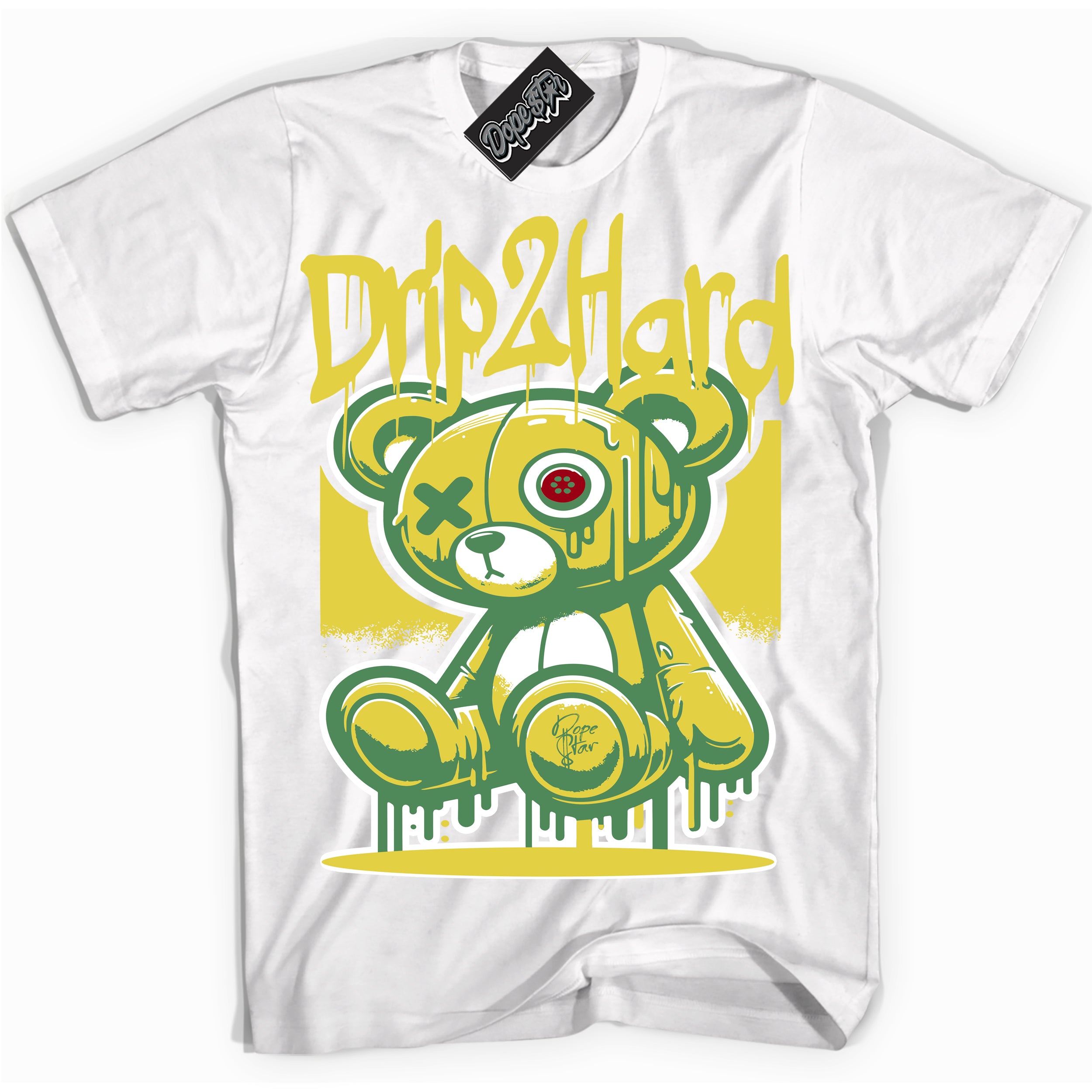 Cool White graphic tee with “ Drip 2 Hard ” design, that perfectly matches Supreme By Any Means Brazil