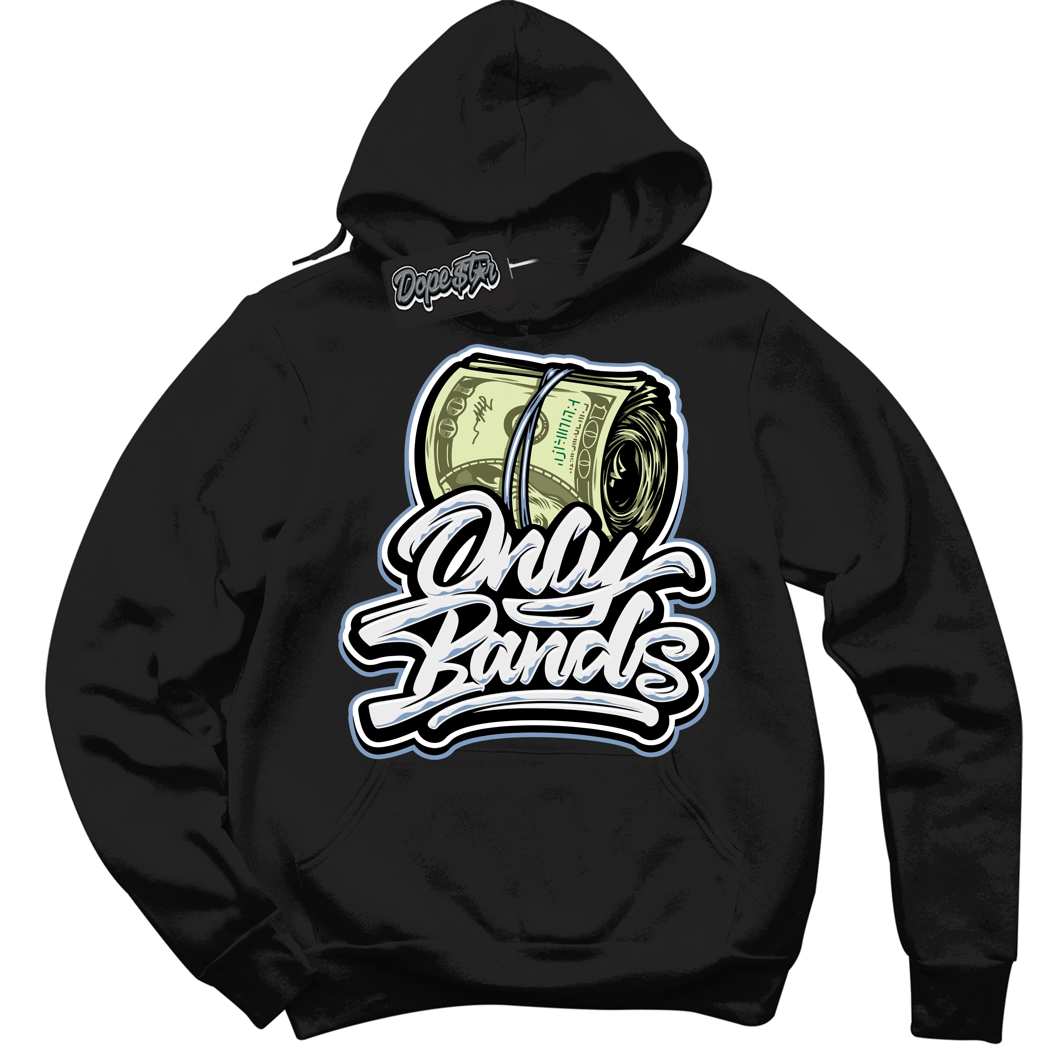 Cool Black Hoodie with “ Only Bands ” design that Perfectly Matches Reverse Oreo 6s Sneakers.