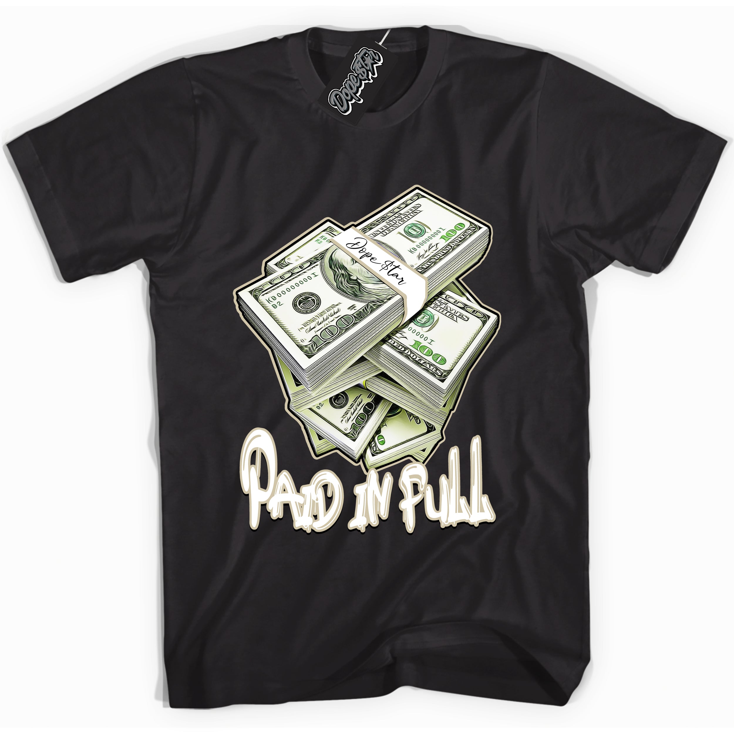 Cool Black Shirt with “ Paid In Full” design that perfectly matches Gratitude 11s Sneakers.