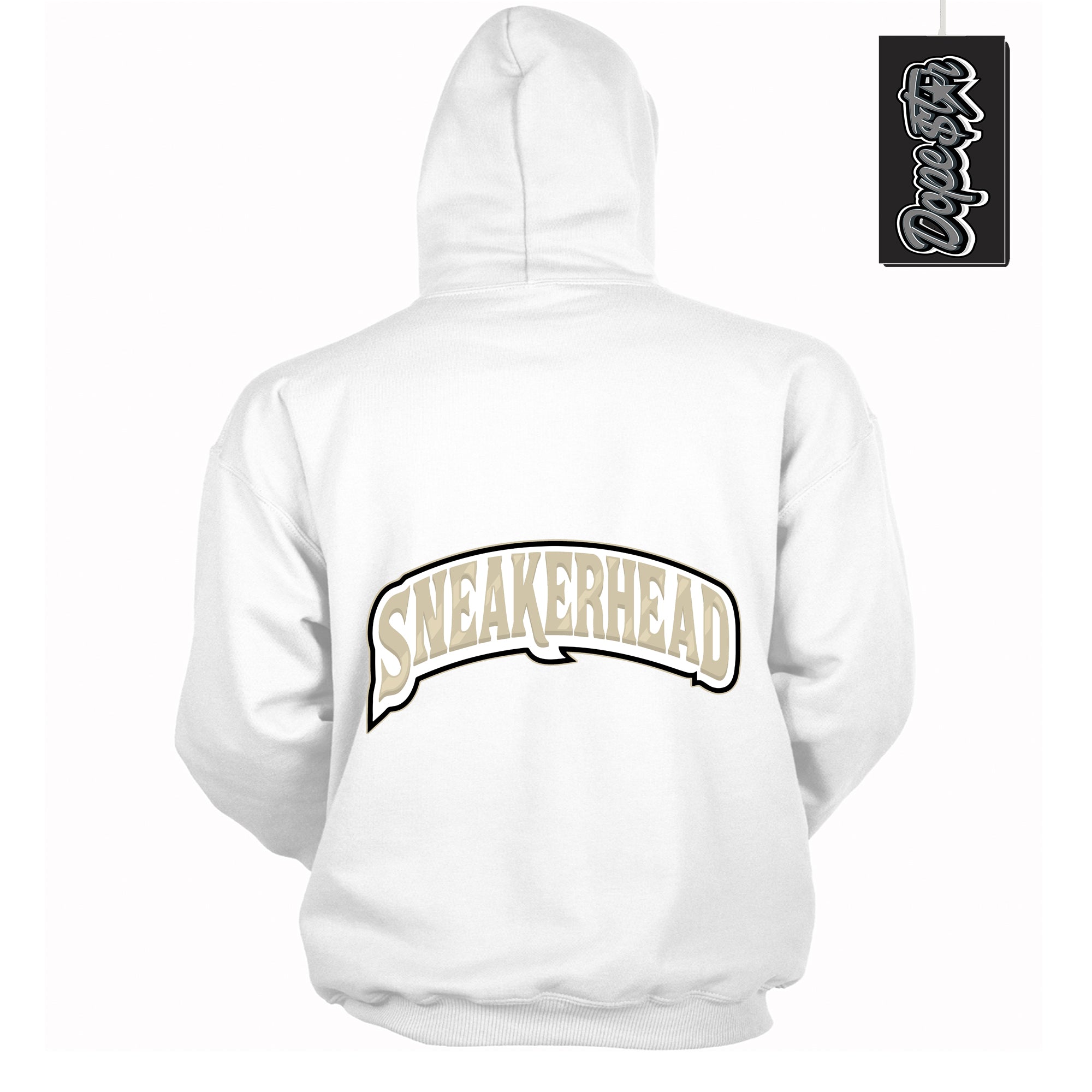 Cool White Hoodie with “ Sneakerhead ” design that Perfectly Matches Gratitude 11s Sneakers.